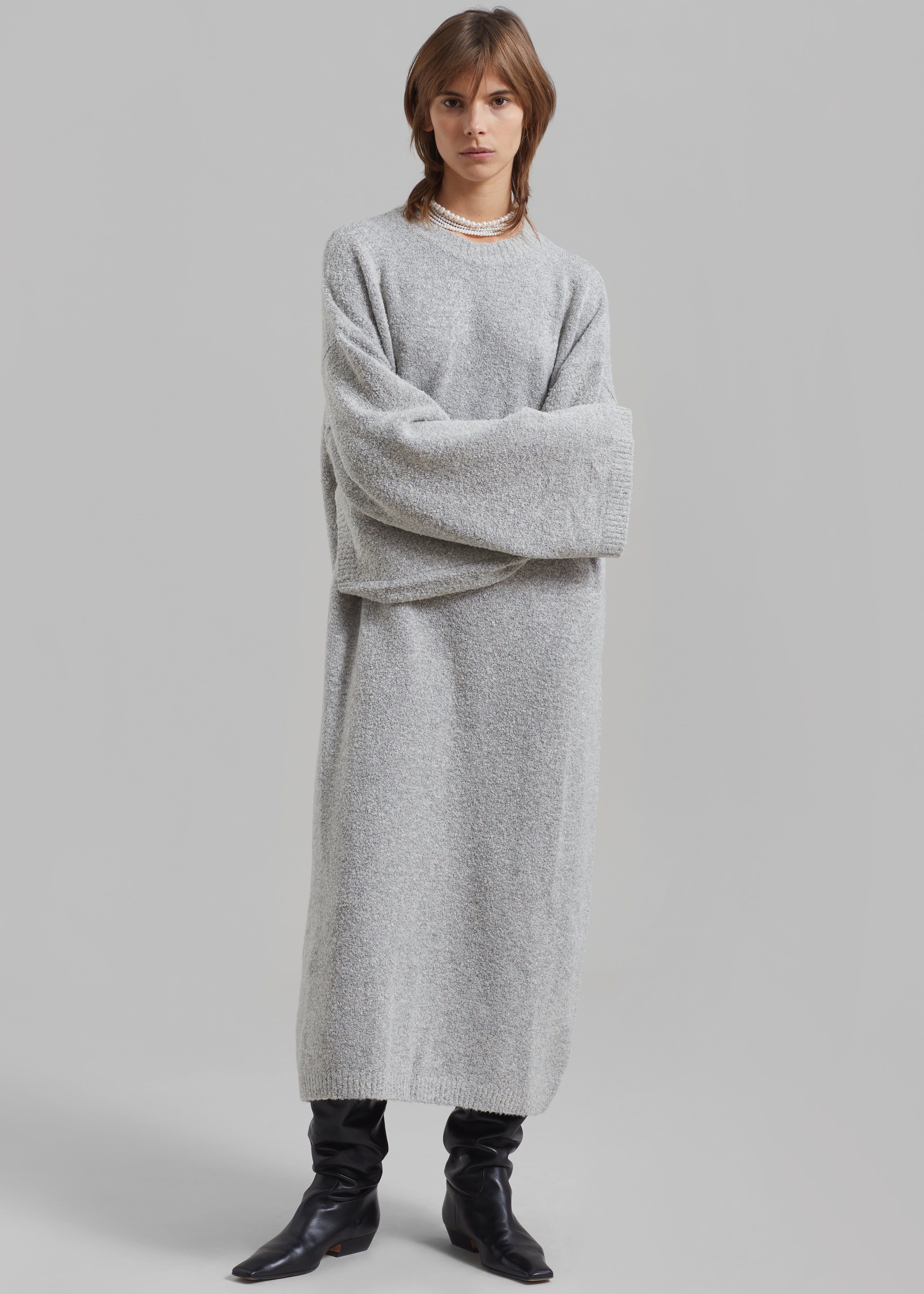 Alba Long Hooded Dress - Grey sold by Frankie Shop product image thumbnail 2