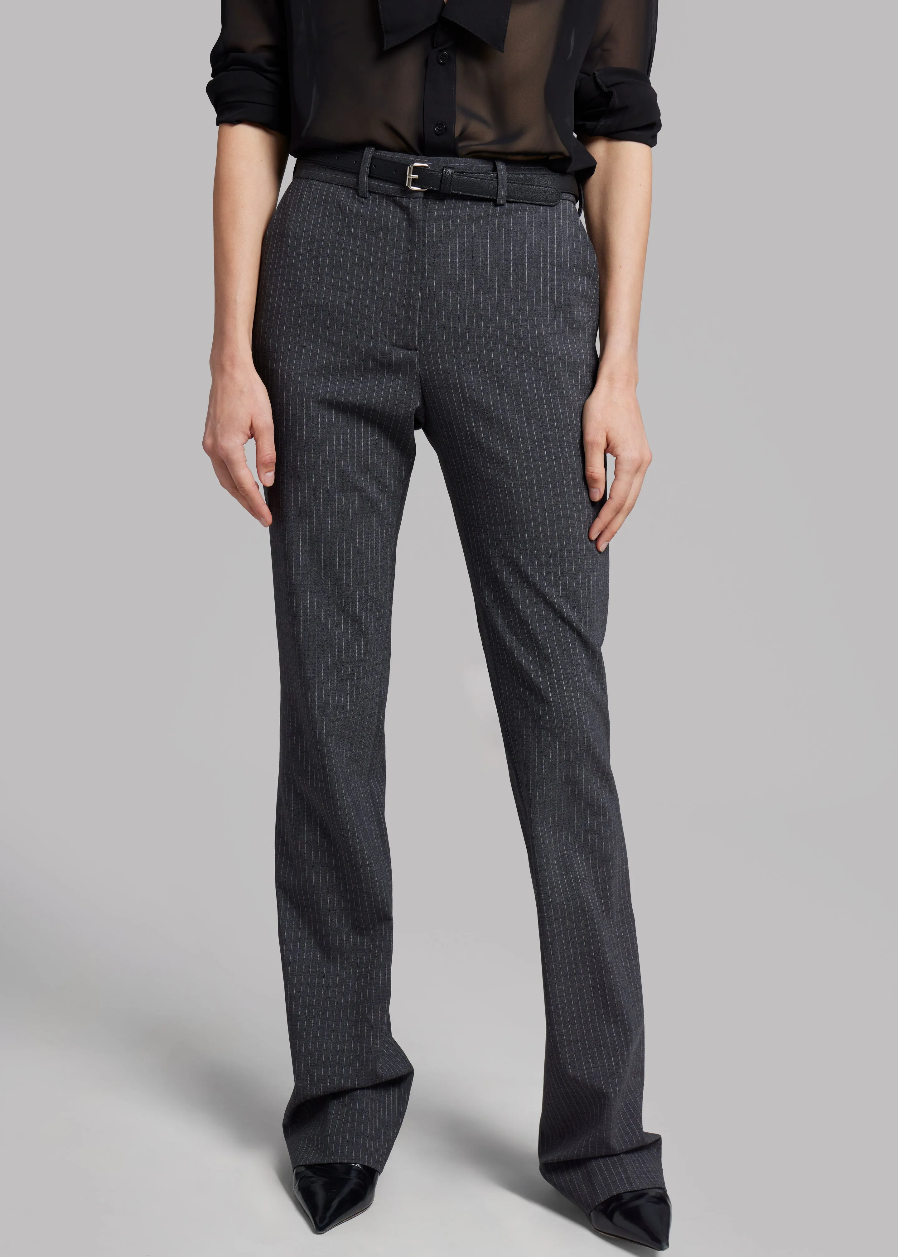 Coperni Straight Tailored Trousers - Grey sold by Frankie Shop product image thumbnail 2