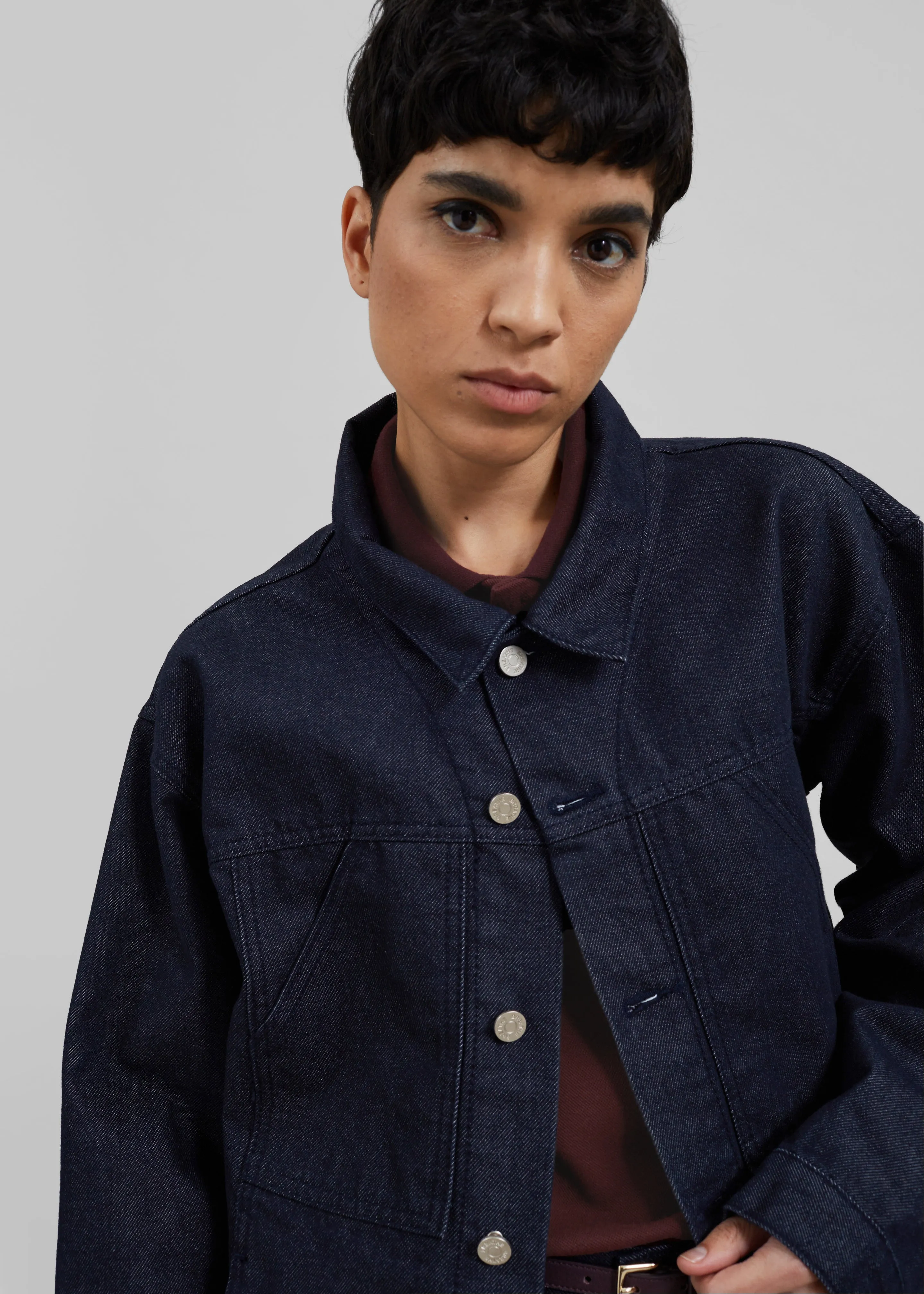 Ashley Denim Jacket - Raw Wash sold by Frankie Shop product image thumbnail 3