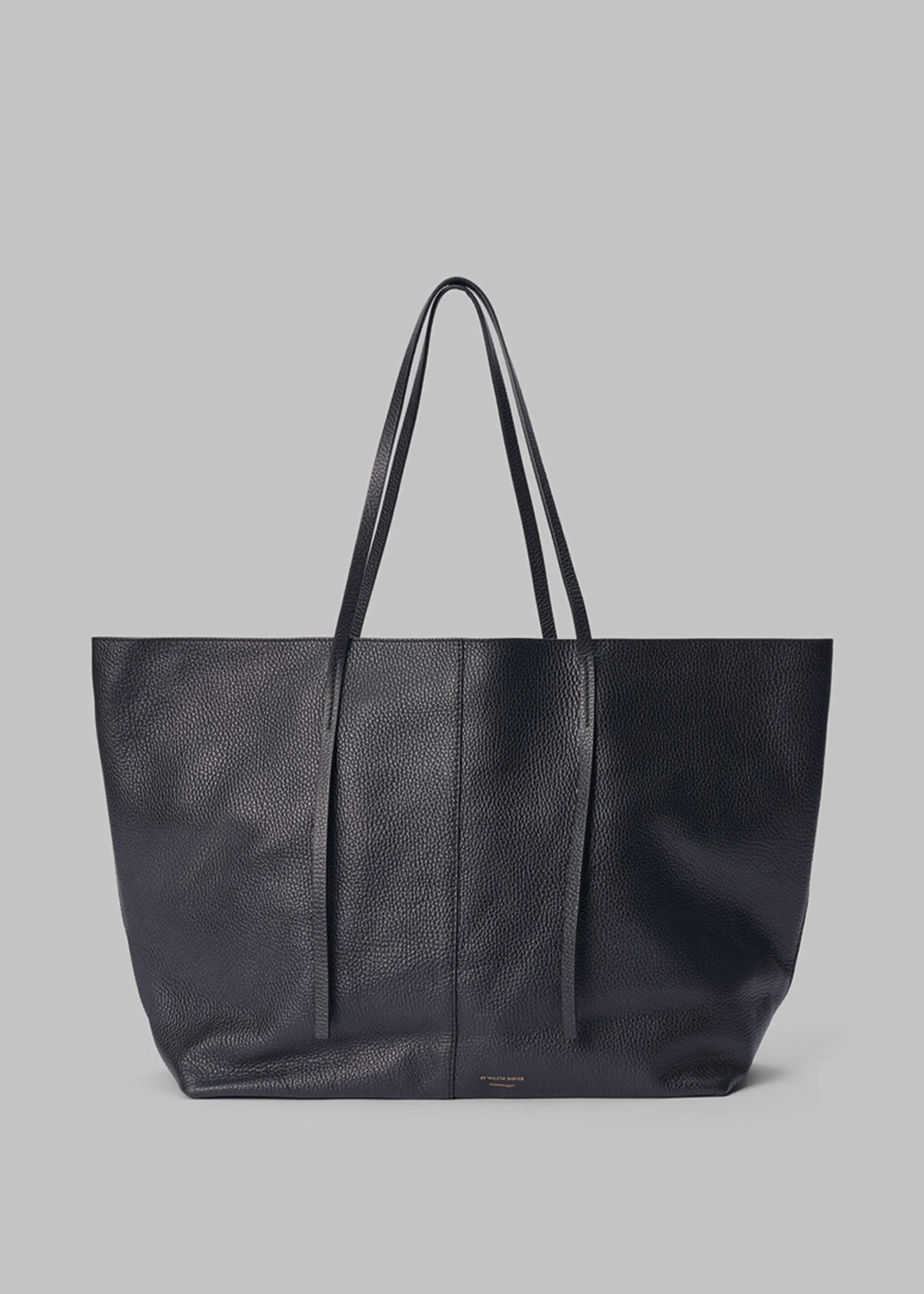 By Malene Birger Abilla Leather Tote - Black sold by Frankie Shop