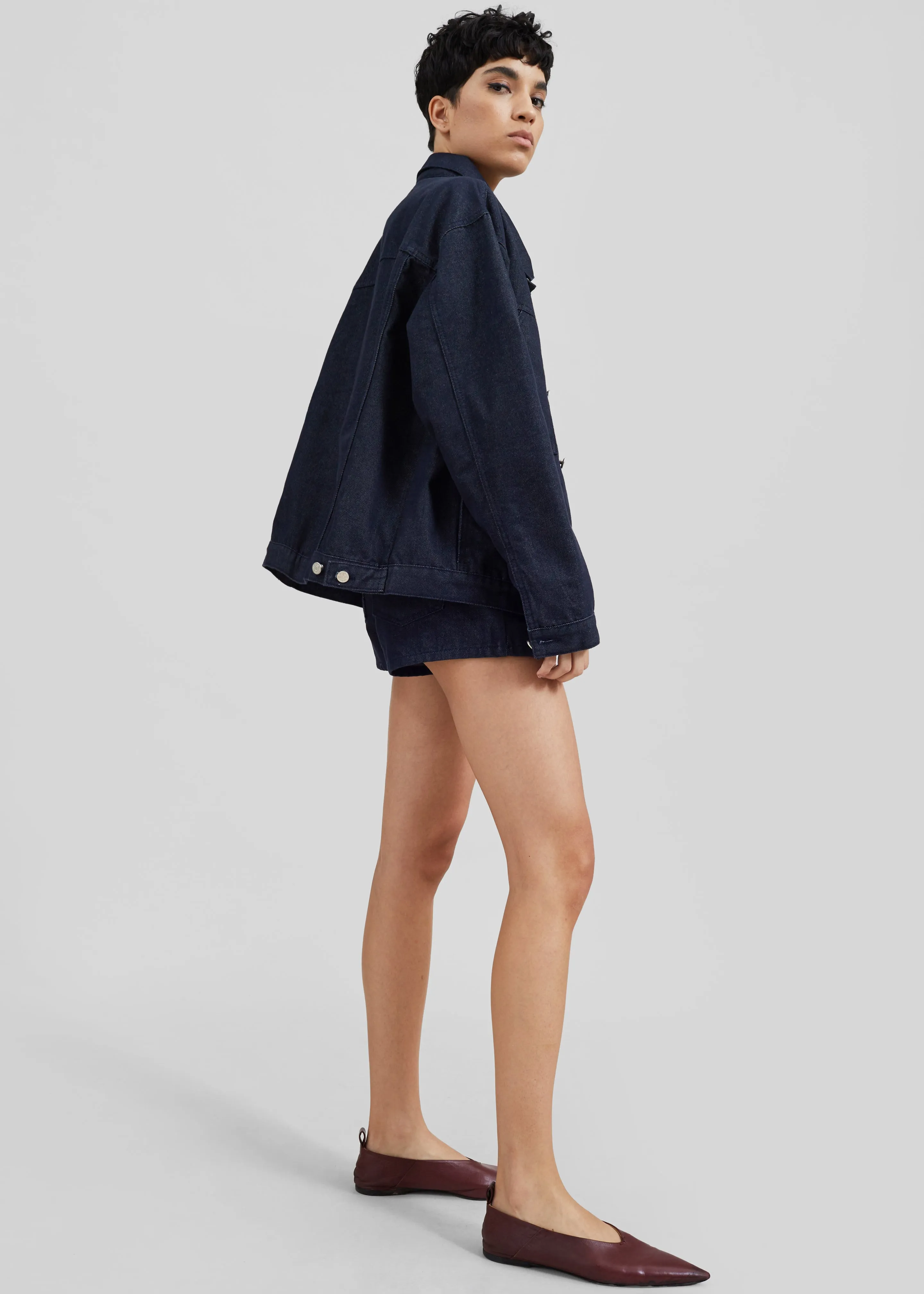 Ashley Denim Jacket - Raw Wash sold by Frankie Shop