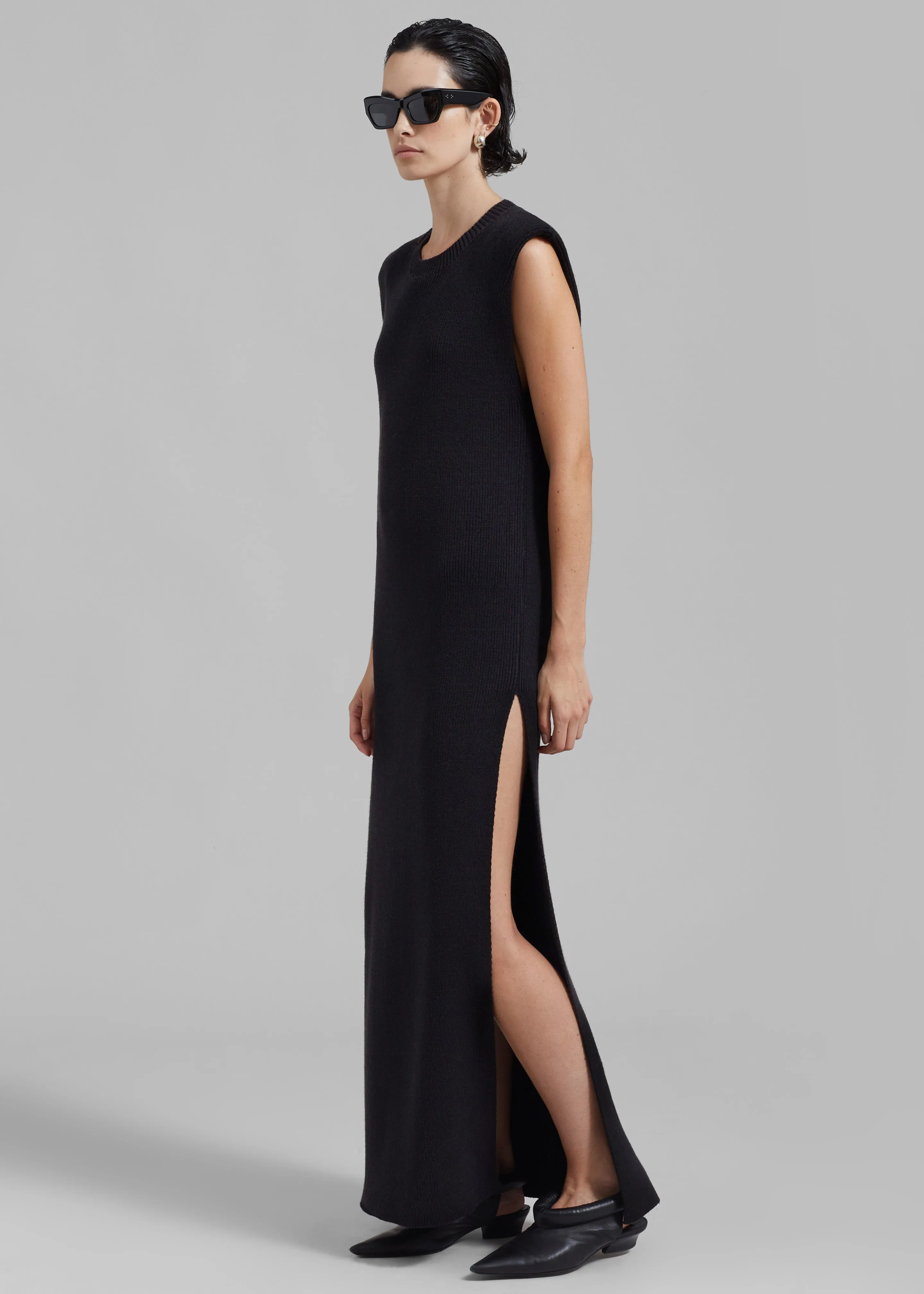 Wren Sleeveless Knit Dress - Black sold by Frankie Shop product image thumbnail 5