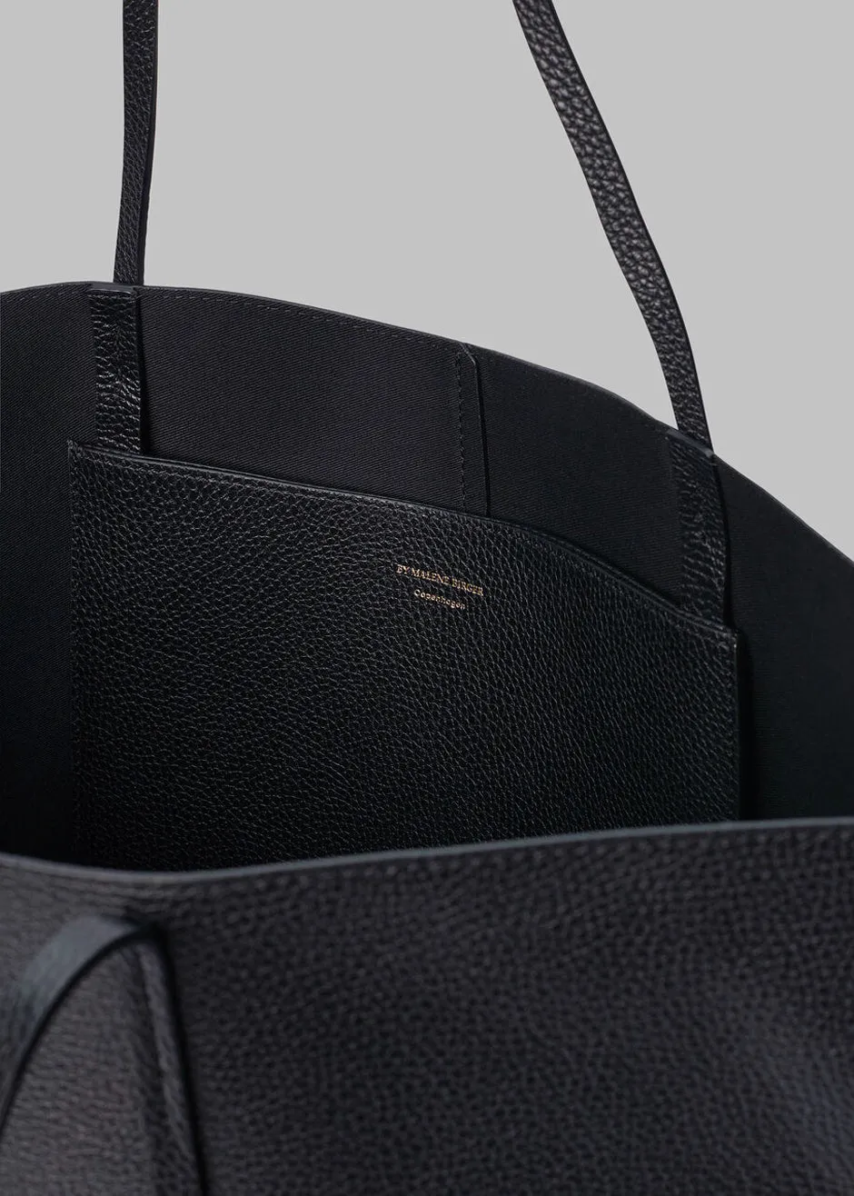 By Malene Birger Abilla Leather Tote - Black sold by Frankie Shop product image thumbnail 4