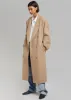 Alexis Padded Shoulder Coat - Camel sold by Frankie Shop