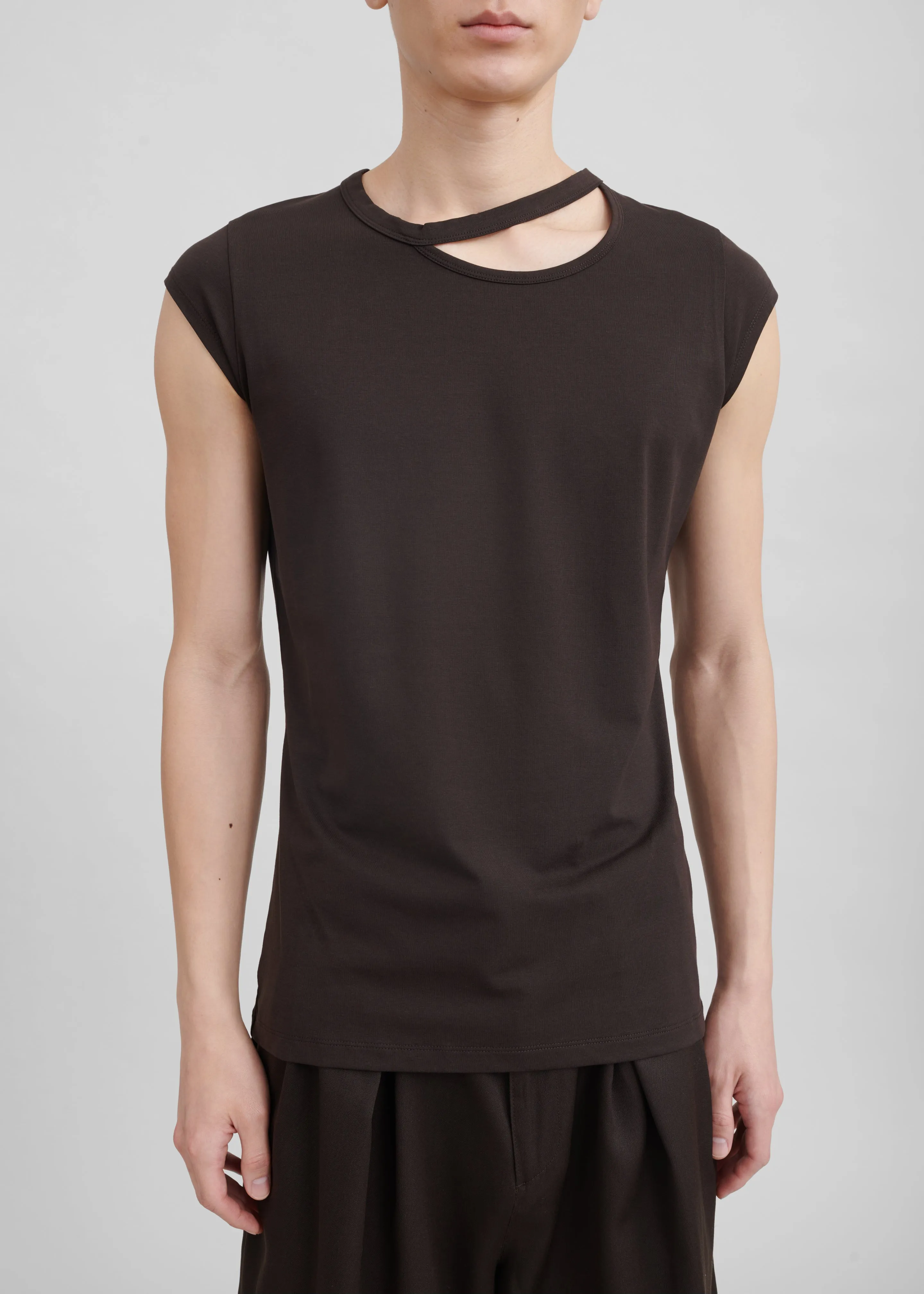 Louis Gabriel Nouchi Short Sleeves T-Shirt - Expresso sold by Frankie Shop product image thumbnail 3
