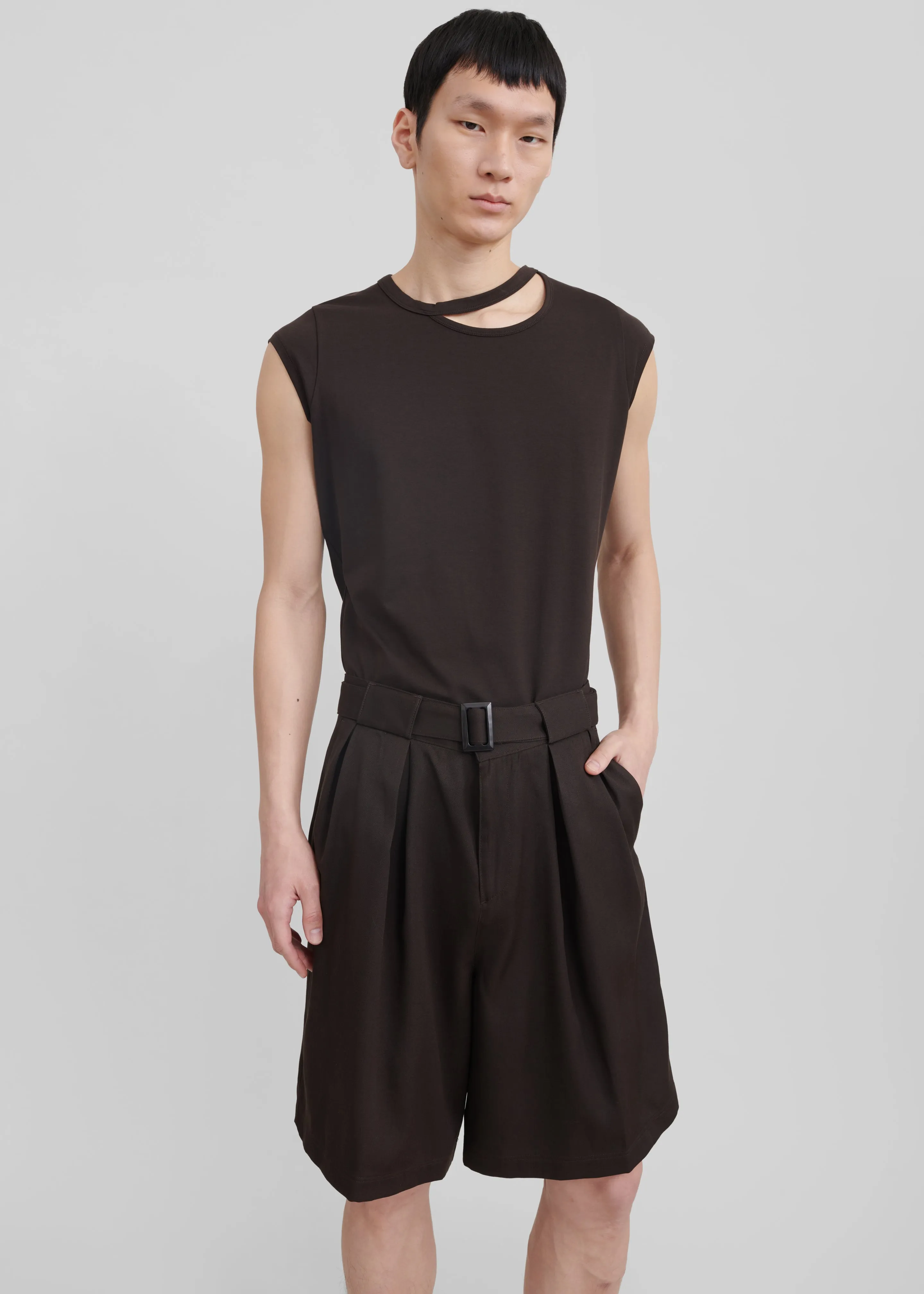 Louis Gabriel Nouchi Short Sleeves T-Shirt - Expresso sold by Frankie Shop product image thumbnail 2