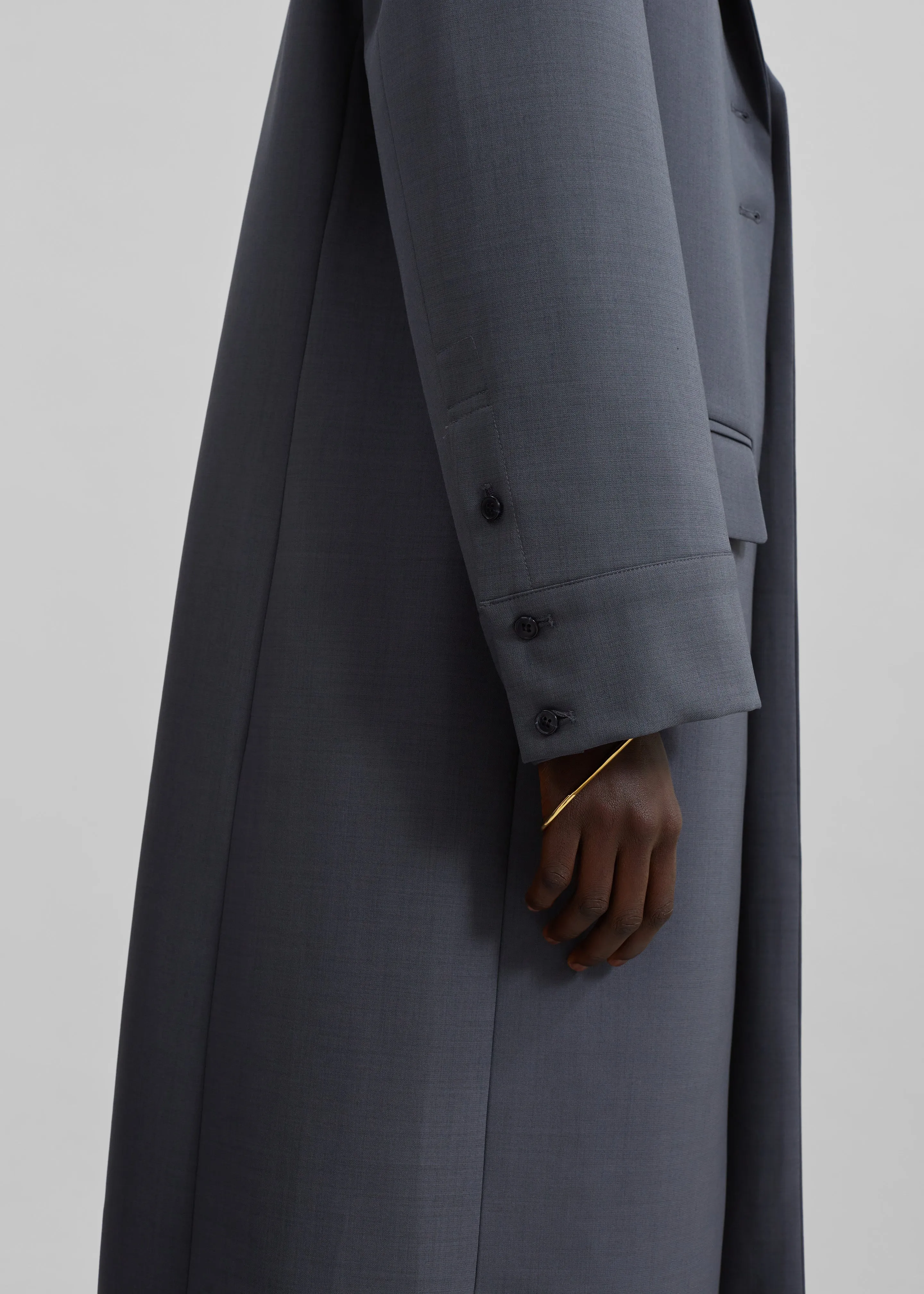 Marcus Coat - Grey sold by Frankie Shop product image thumbnail 4