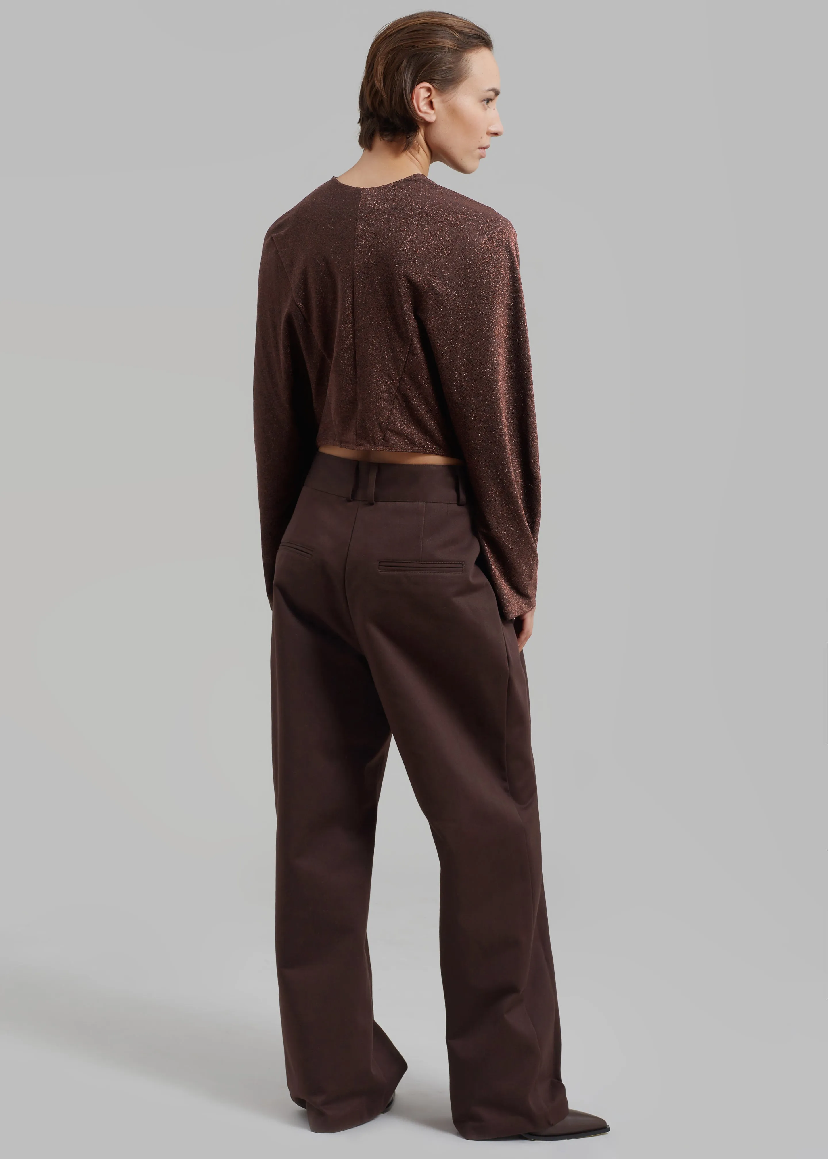 Beaufille Twist Sweater - Espresso sold by Frankie Shop product image thumbnail 5