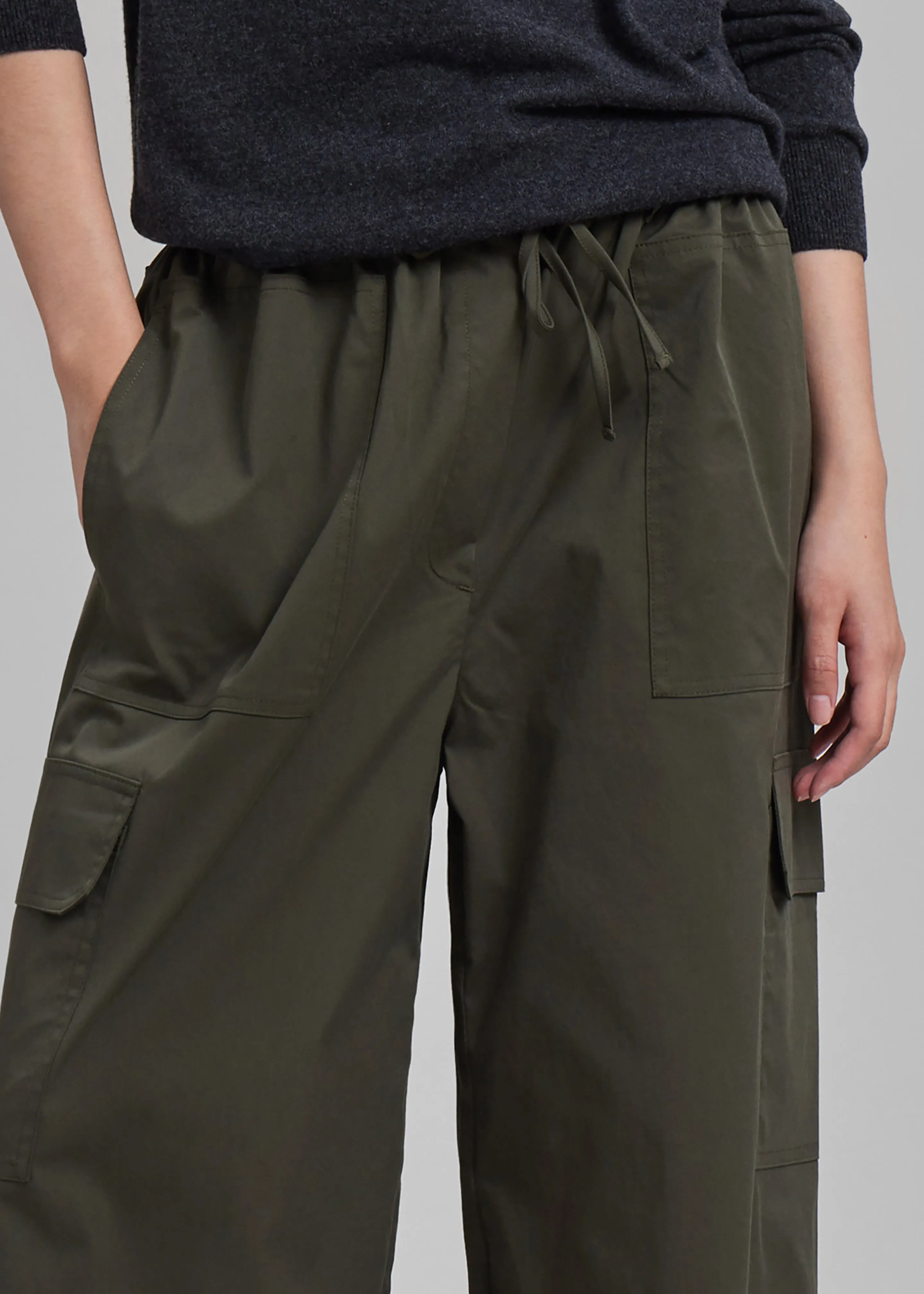 Beaufille Ernst Cargo Pants - Khaki sold by Frankie Shop product image thumbnail 5