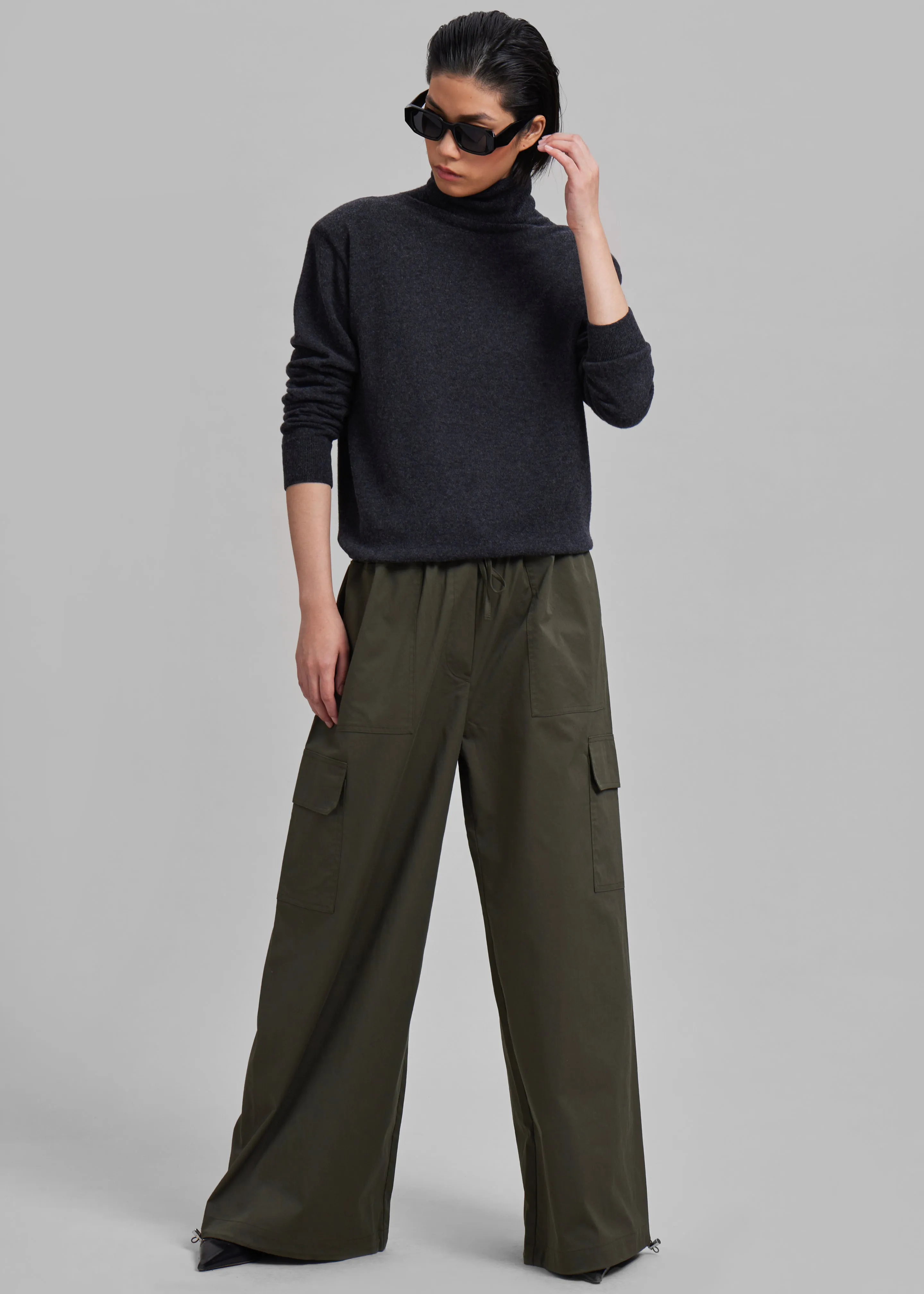 Beaufille Ernst Cargo Pants - Khaki sold by Frankie Shop product image thumbnail 3