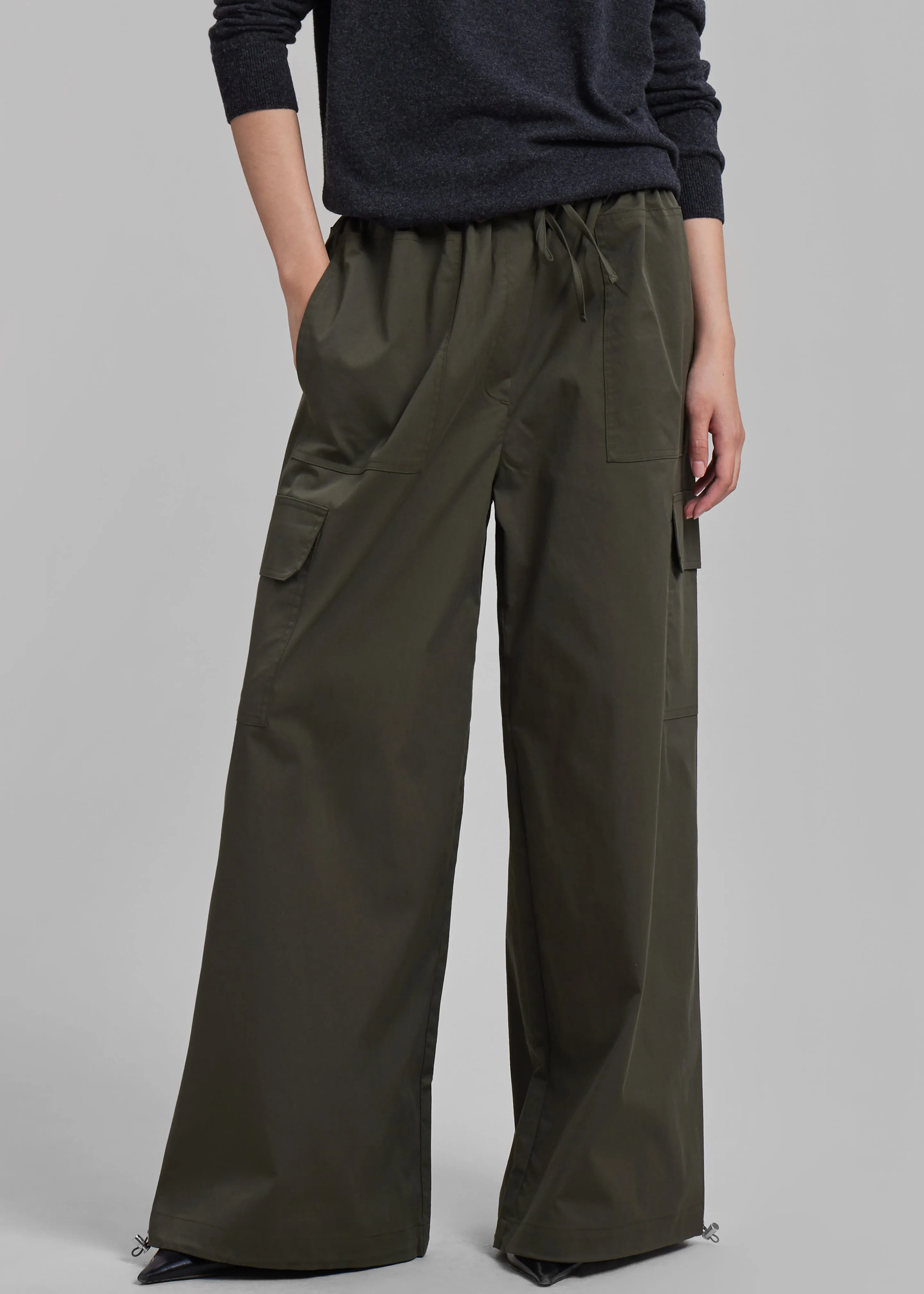 Beaufille Ernst Cargo Pants - Khaki sold by Frankie Shop product image thumbnail 4
