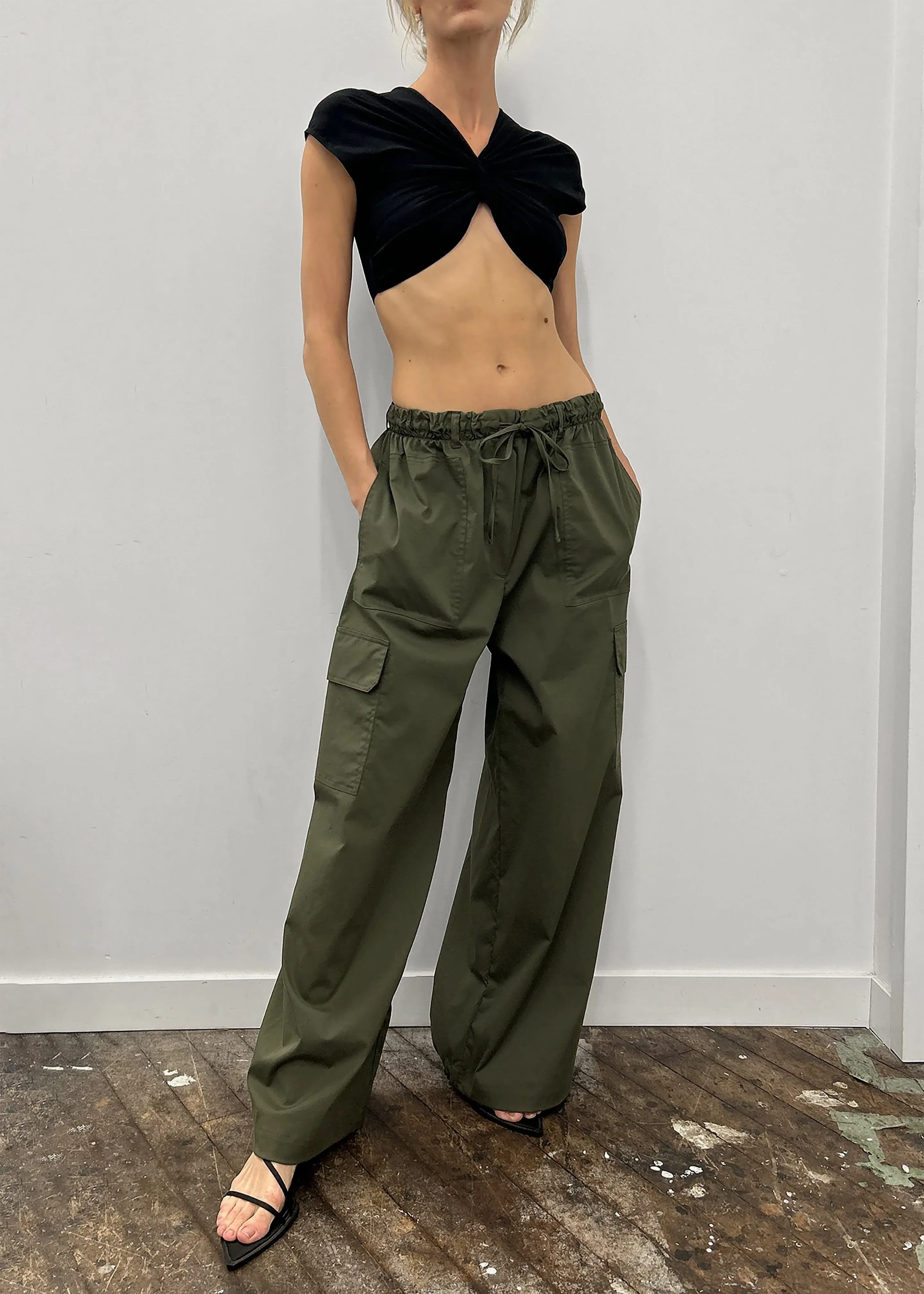 Beaufille Ernst Cargo Pants - Khaki sold by Frankie Shop