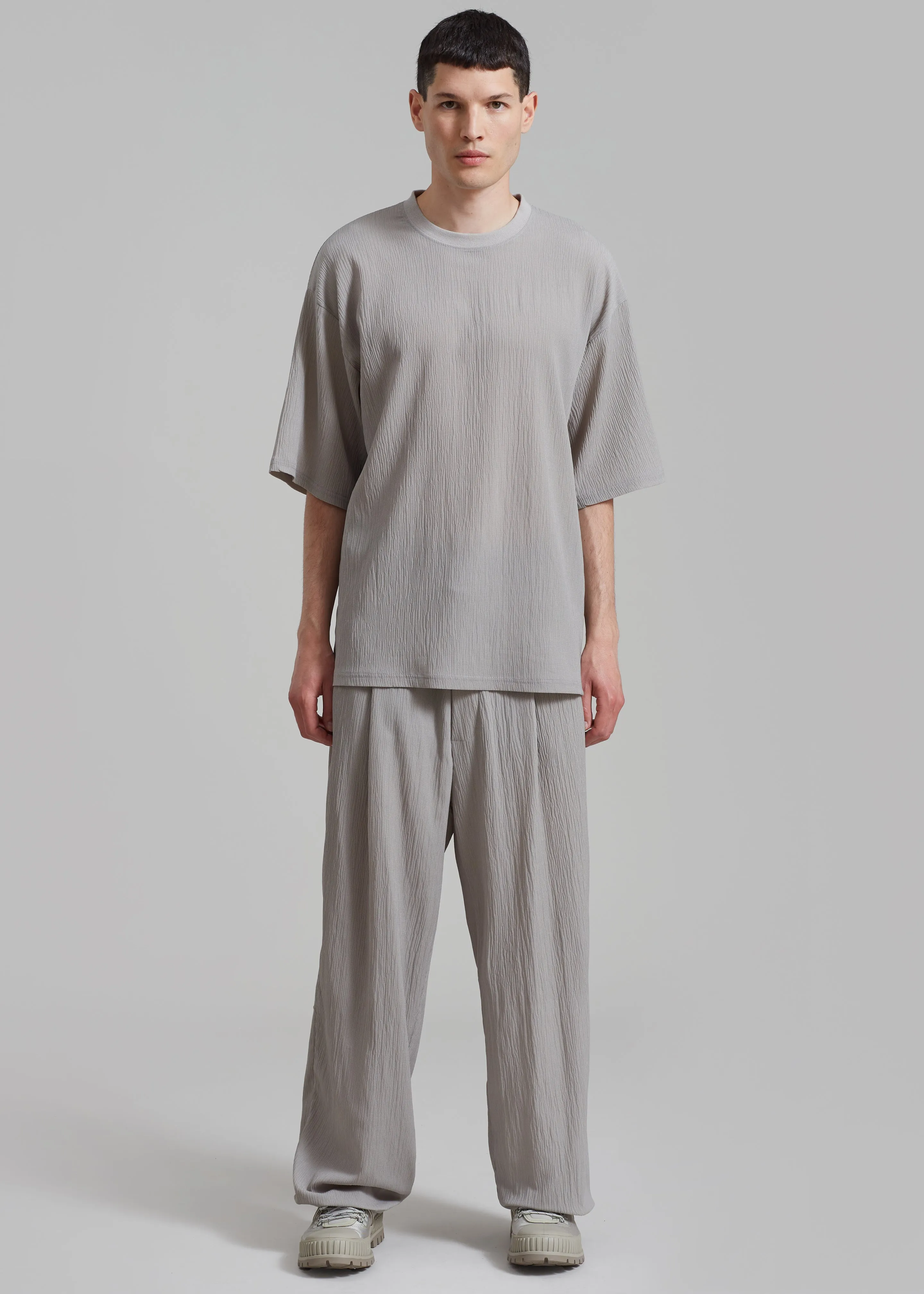 Eliott Crinkle Tee - Grey sold by Frankie Shop product image thumbnail 2