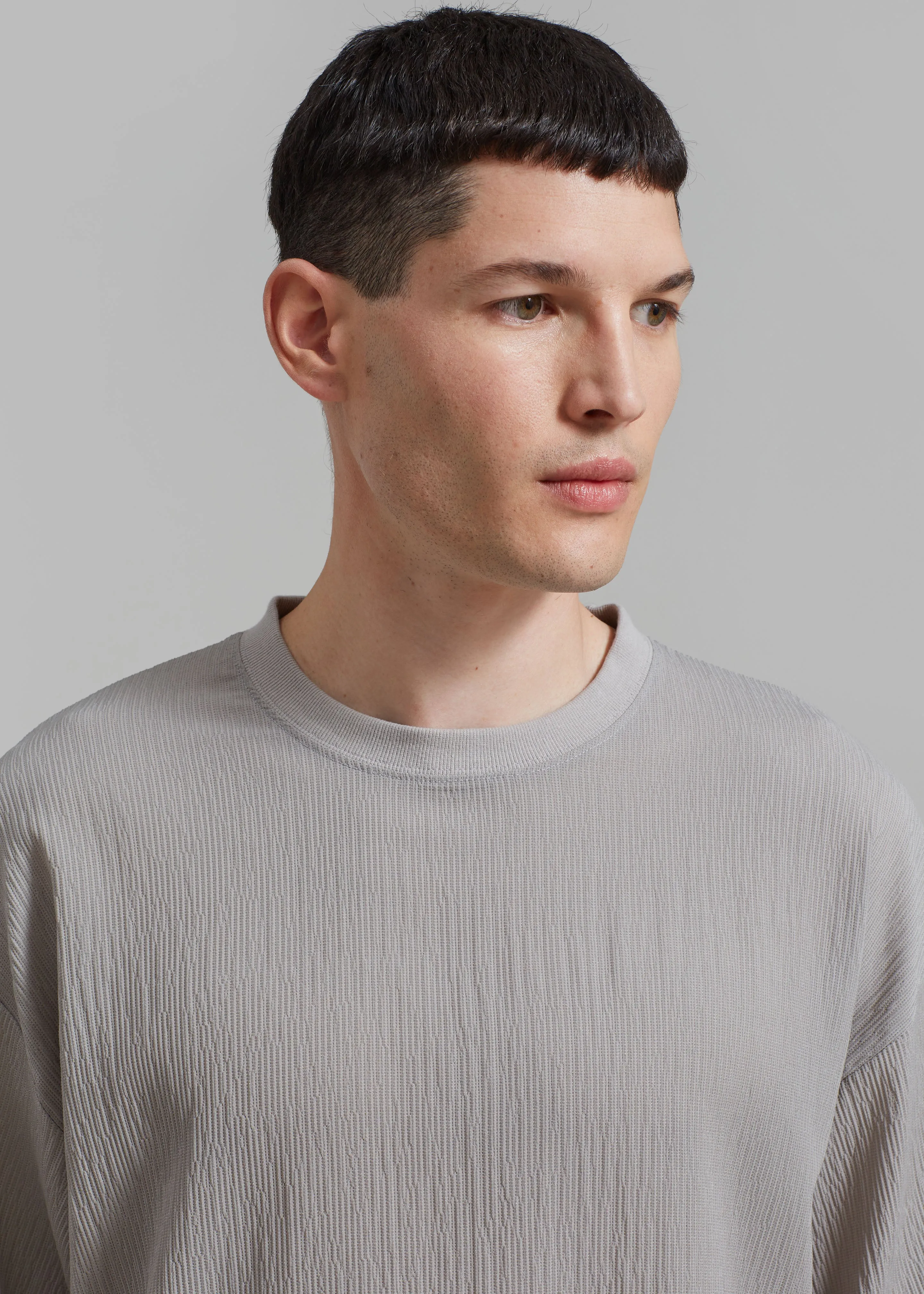 Eliott Crinkle Tee - Grey sold by Frankie Shop product image thumbnail 3