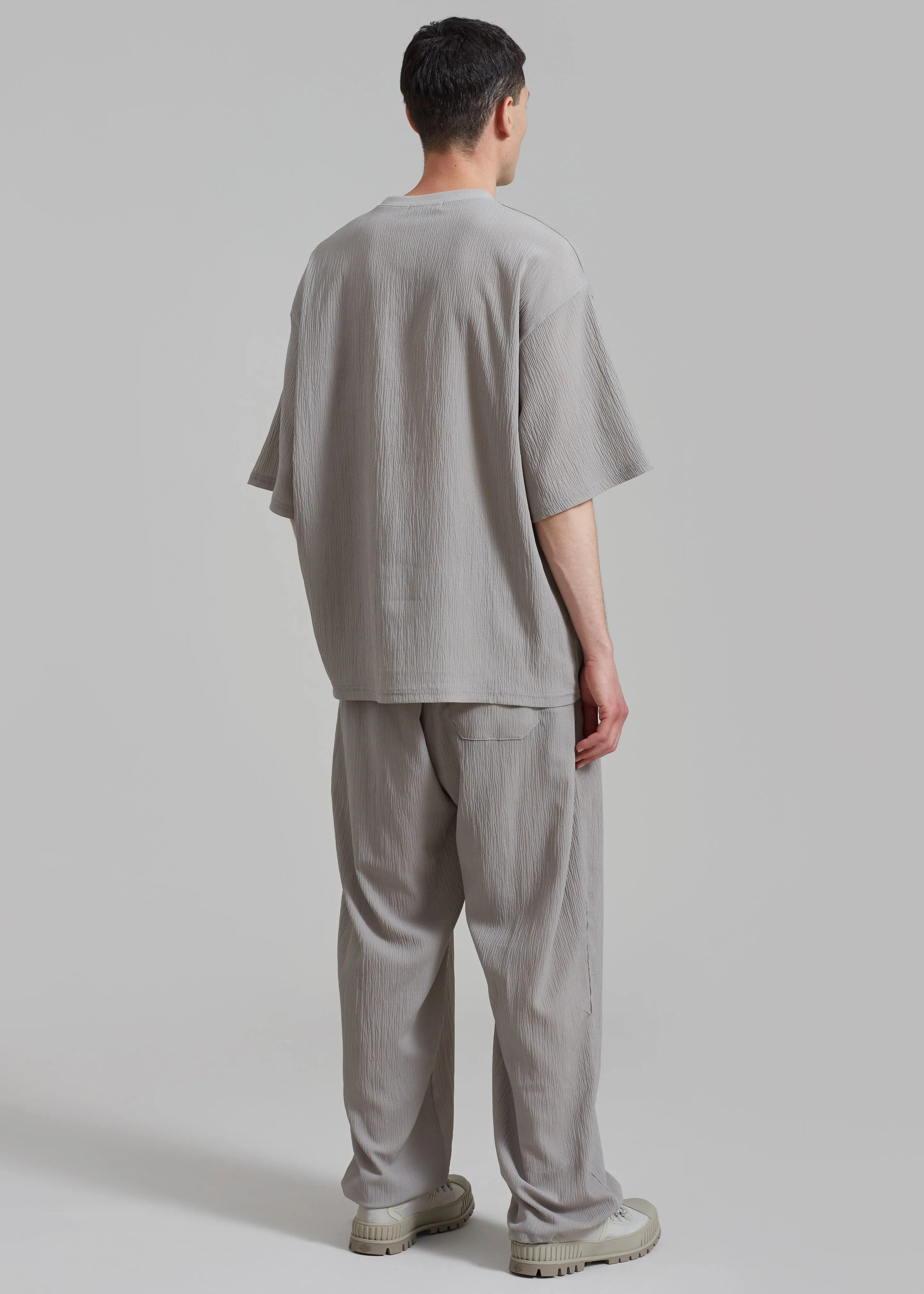 Eliott Crinkle Tee - Grey sold by Frankie Shop product image thumbnail 4