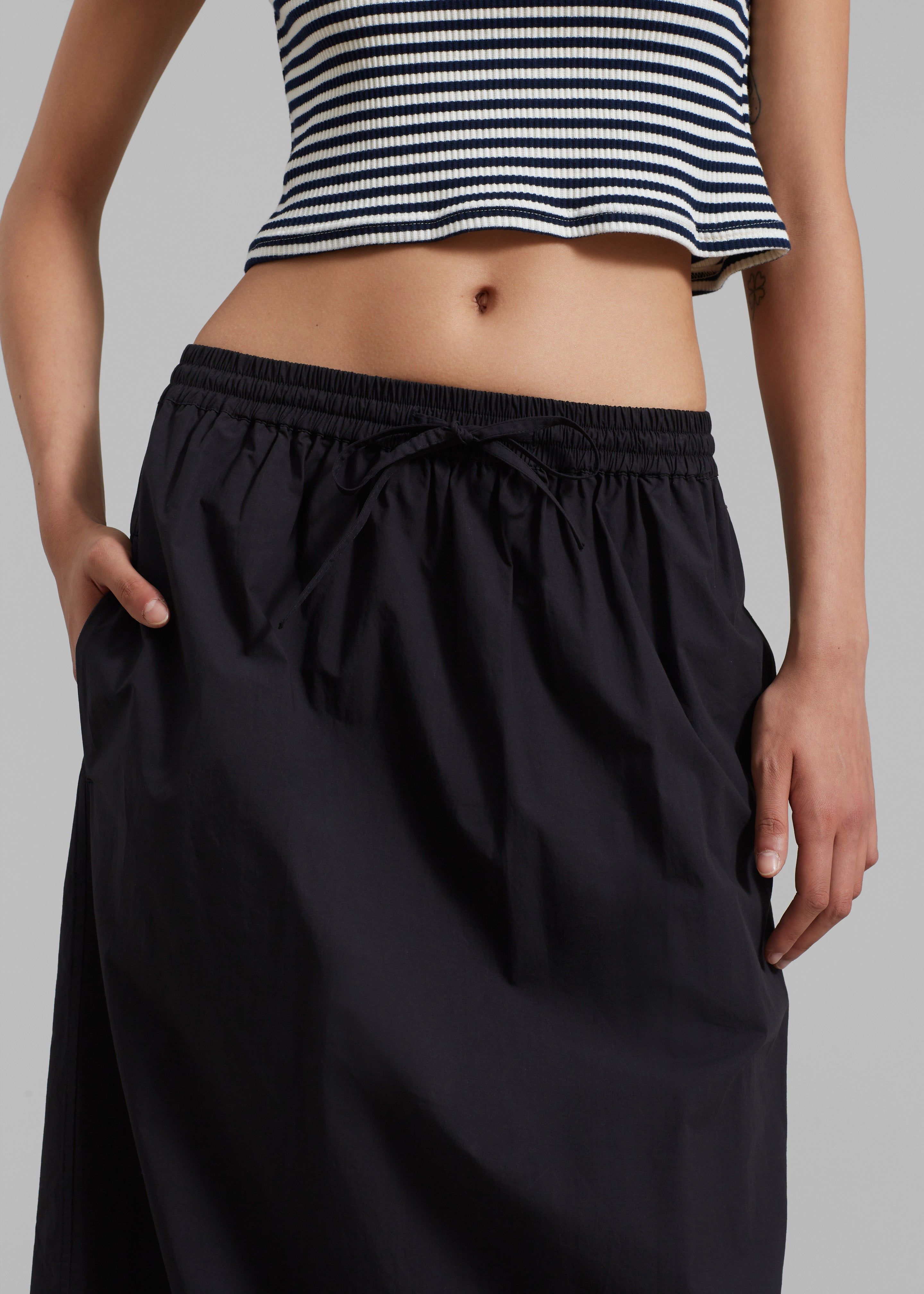 Matteau Relaxed Drawcord Skirt - Black sold by Frankie Shop product image thumbnail 5