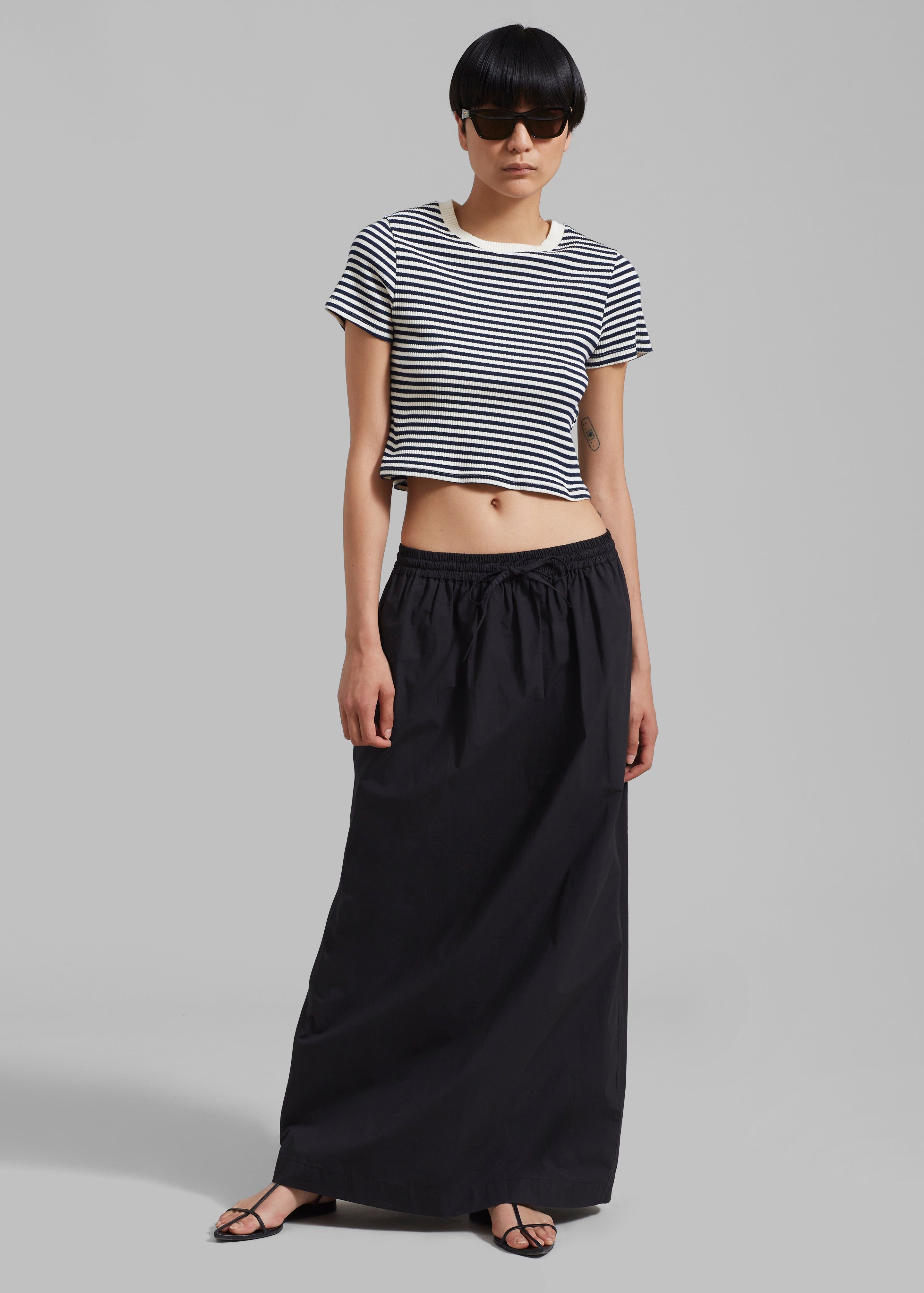 Matteau Relaxed Drawcord Skirt - Black sold by Frankie Shop product image thumbnail 4