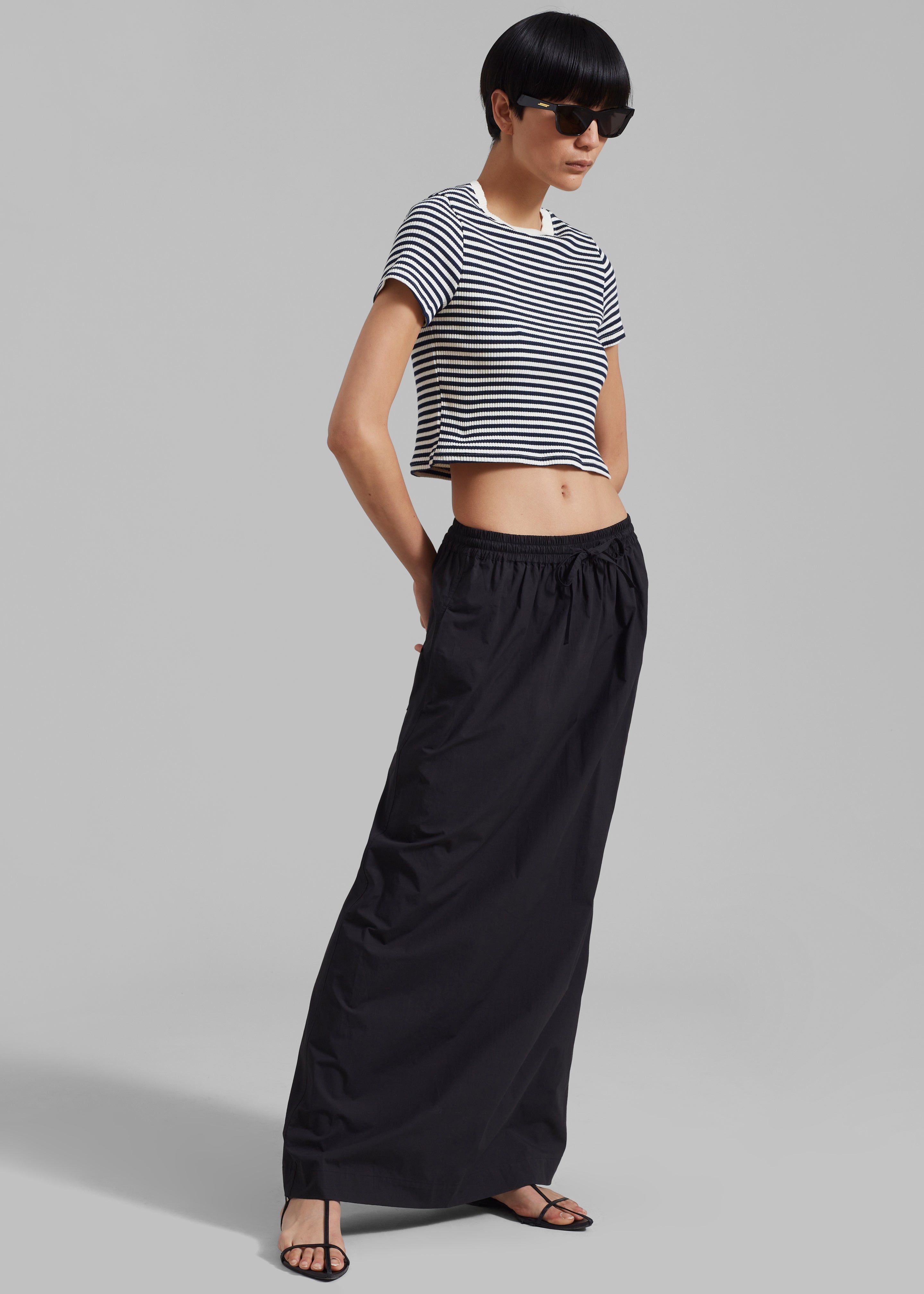 Matteau Relaxed Drawcord Skirt - Black sold by Frankie Shop