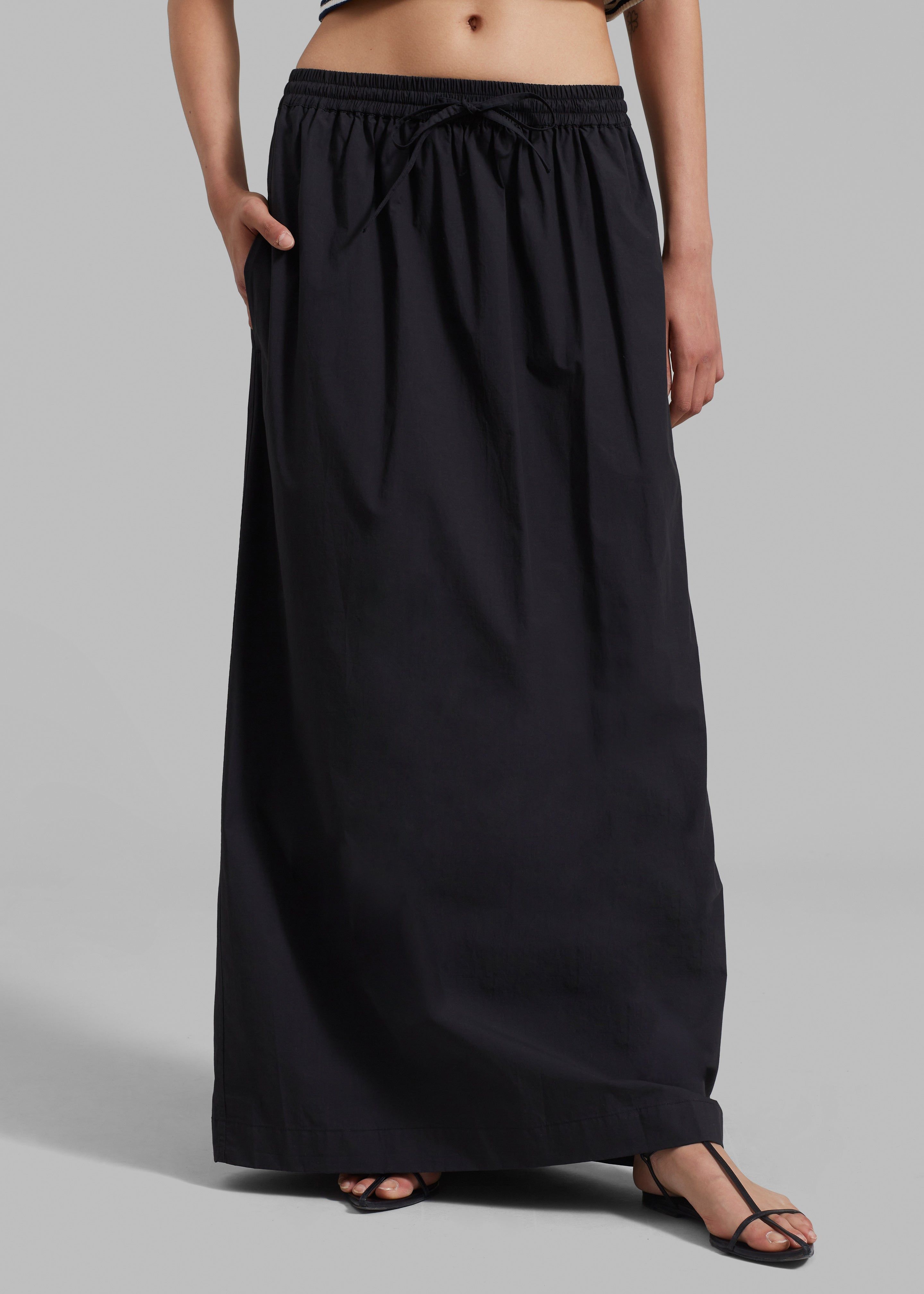 Matteau Relaxed Drawcord Skirt - Black sold by Frankie Shop product image thumbnail 2