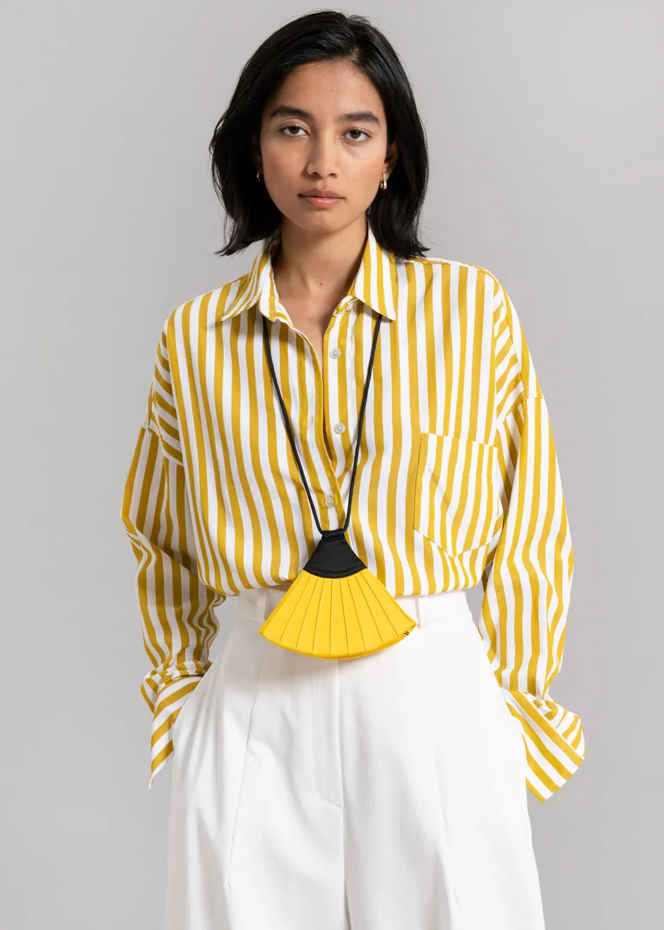 Bevza Mini Fan Bag - Yellow sold by Frankie Shop product image thumbnail 4