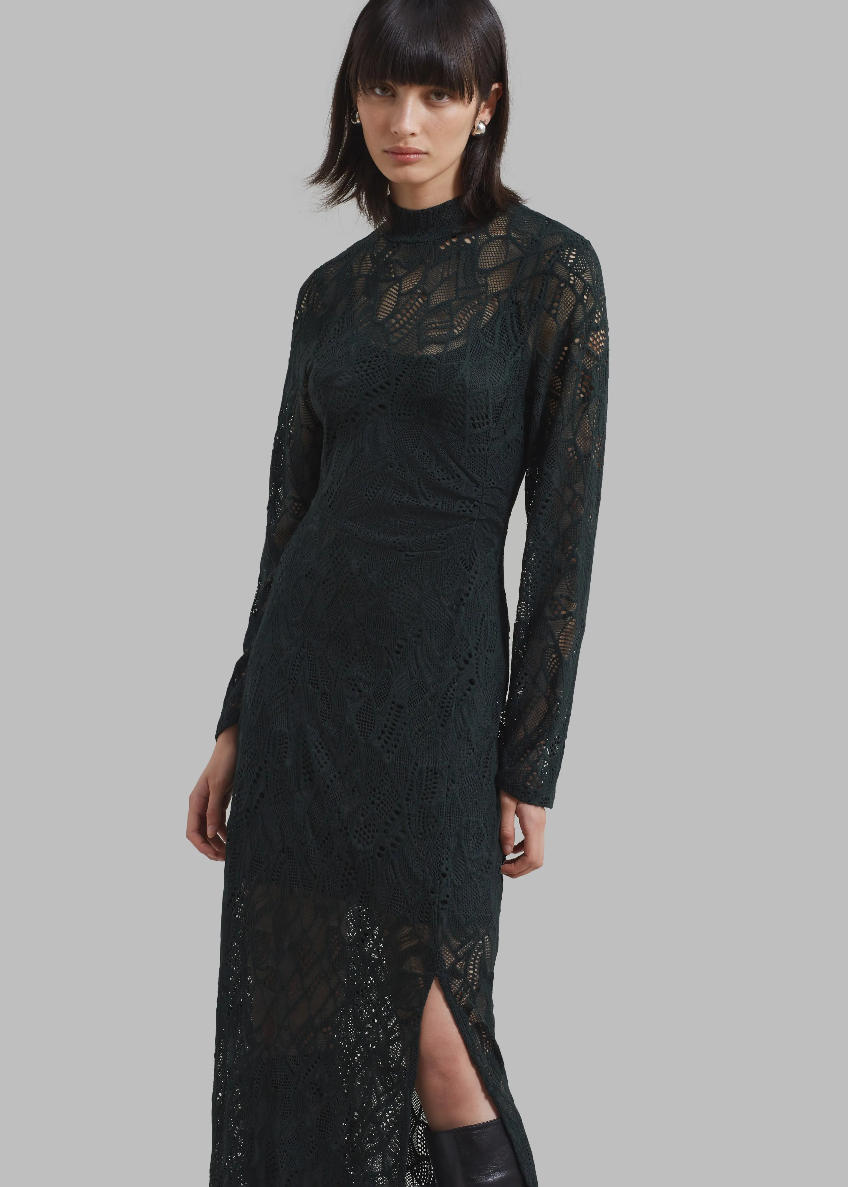 Gestuz Hilma GZ Lace Midi Dress - Jet Set sold by Frankie Shop product image thumbnail 3