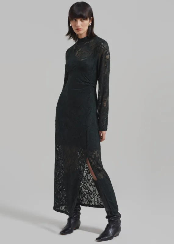 Gestuz Hilma GZ Lace Midi Dress - Jet Set sold by Frankie Shop
