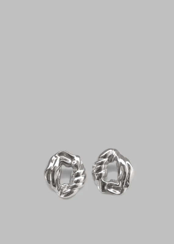 Completedworks Earrings - Rhodium Plated made by Frankie Shop