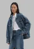 Texas Boxy Denim Jacket - Medium Wash sold by Frankie Shop