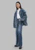 Texas Boxy Denim Jacket - Medium Wash sold by Frankie Shop