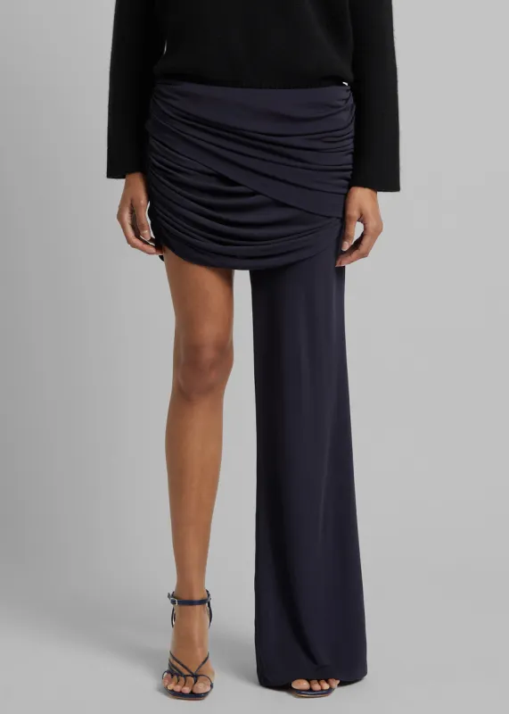 Christopher Esber Illusions Draped Mono Pant - Ink sold by Frankie Shop