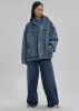 Texas Boxy Denim Jacket - Medium Wash sold by Frankie Shop