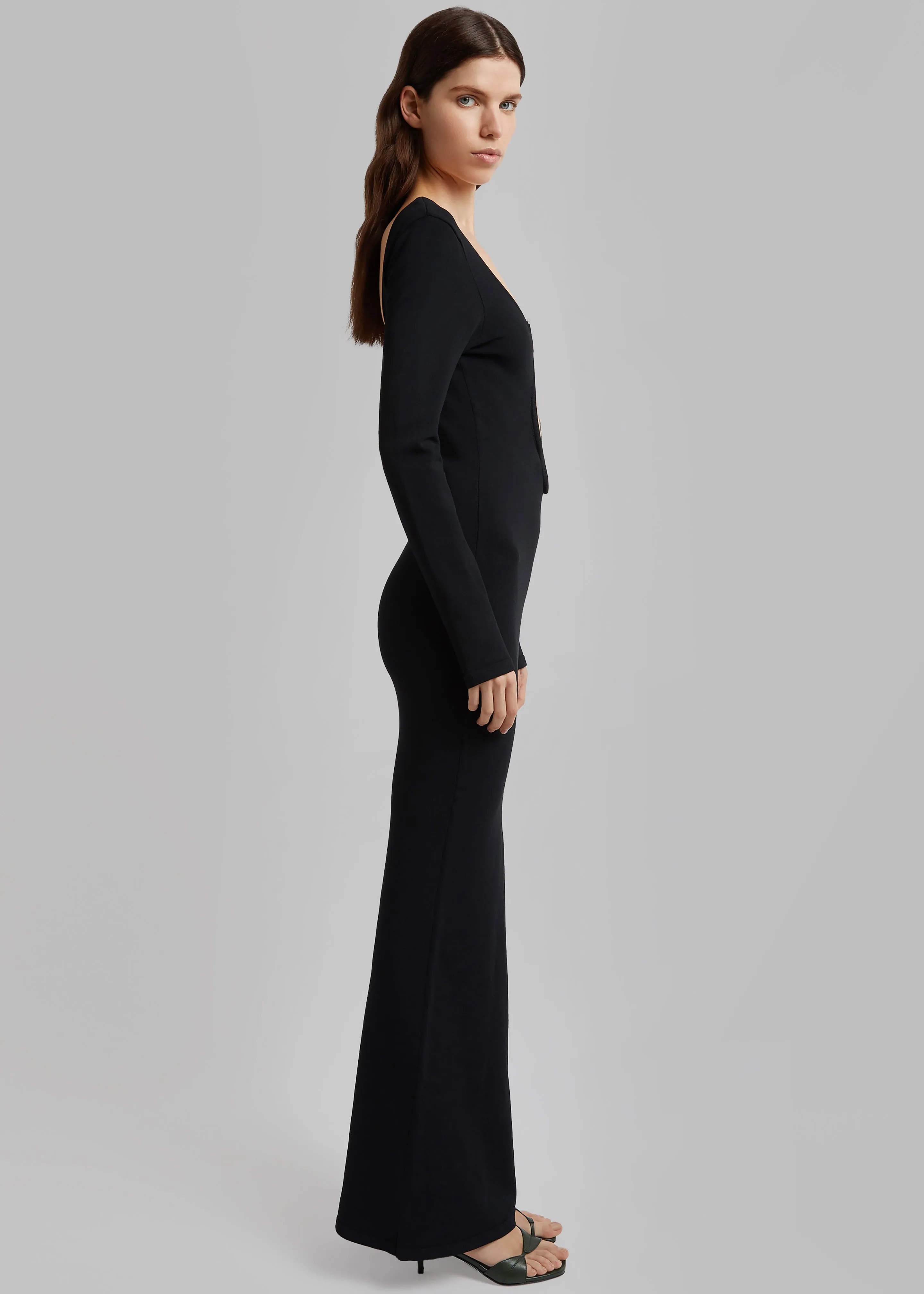 Christopher Esber Salacia Wire Long Sleeve Dress - Black sold by Frankie Shop product image thumbnail 4