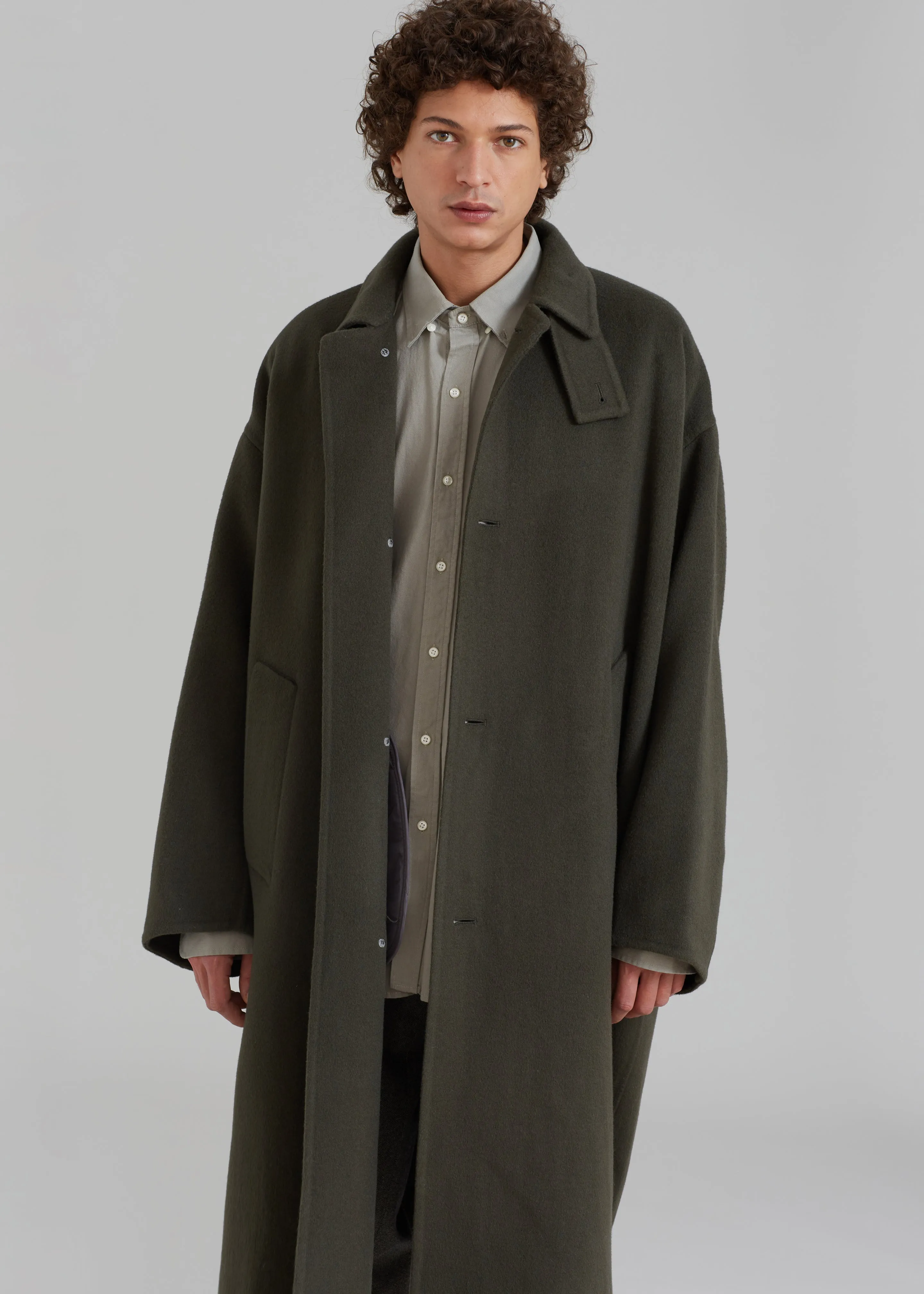 Croft Oversized Coat - Olive sold by Frankie Shop product image thumbnail 5