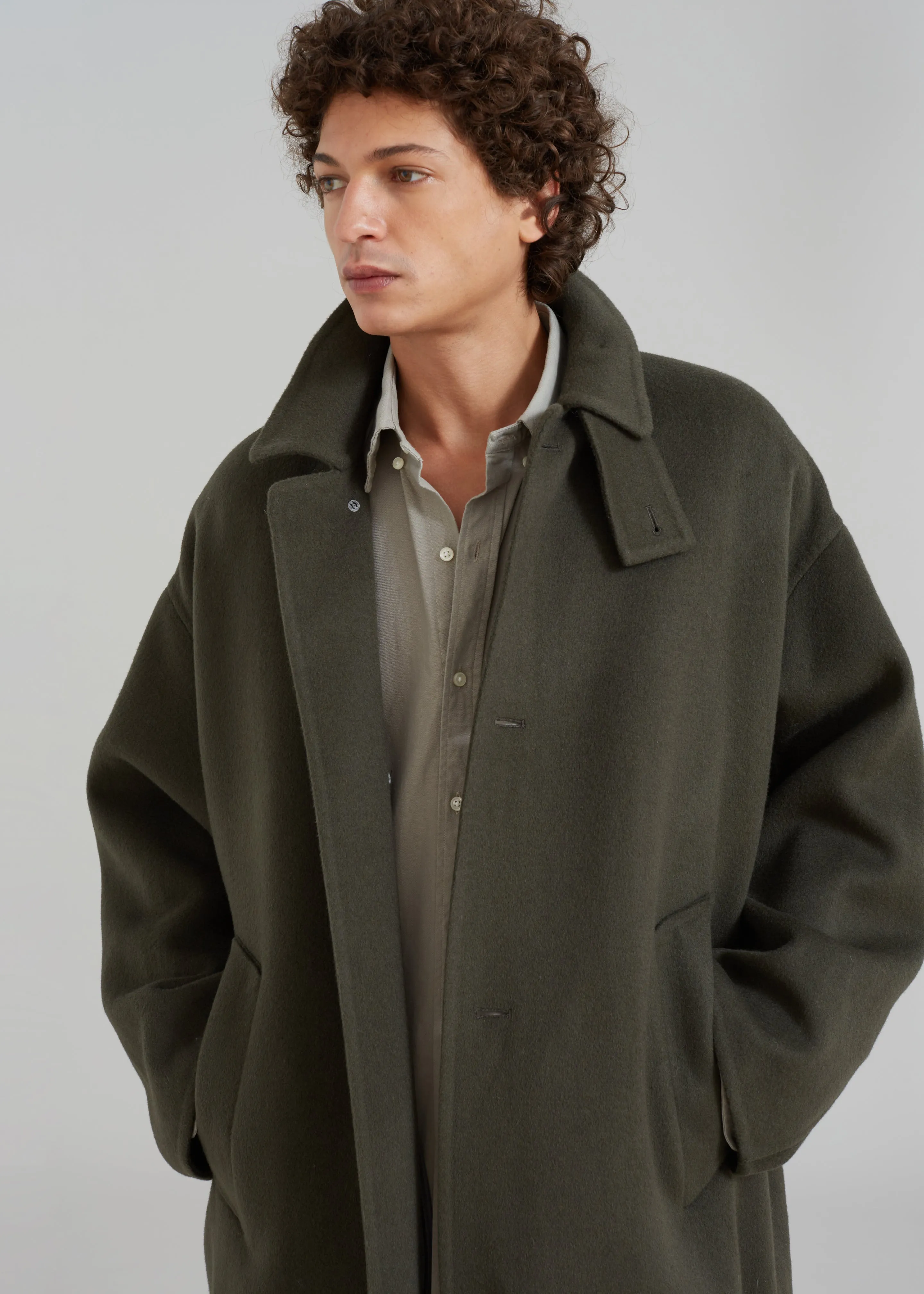 Croft Oversized Coat - Olive sold by Frankie Shop product image thumbnail 2