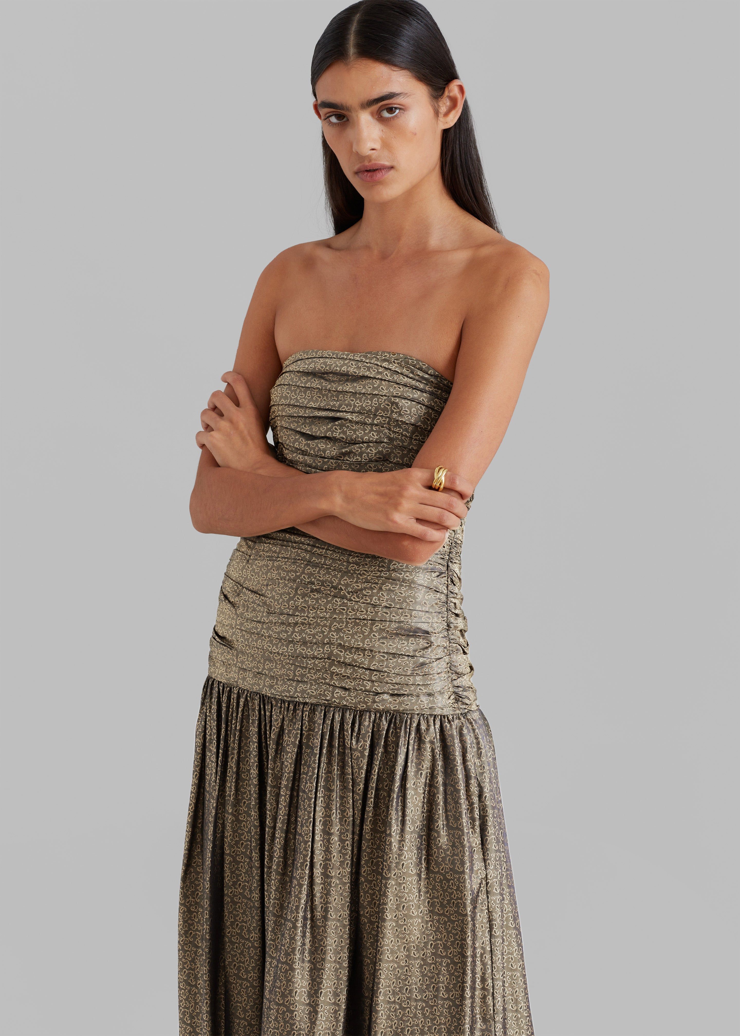 The Garment Lille Long Dress - Paisley Jacquard sold by Frankie Shop product image thumbnail 2