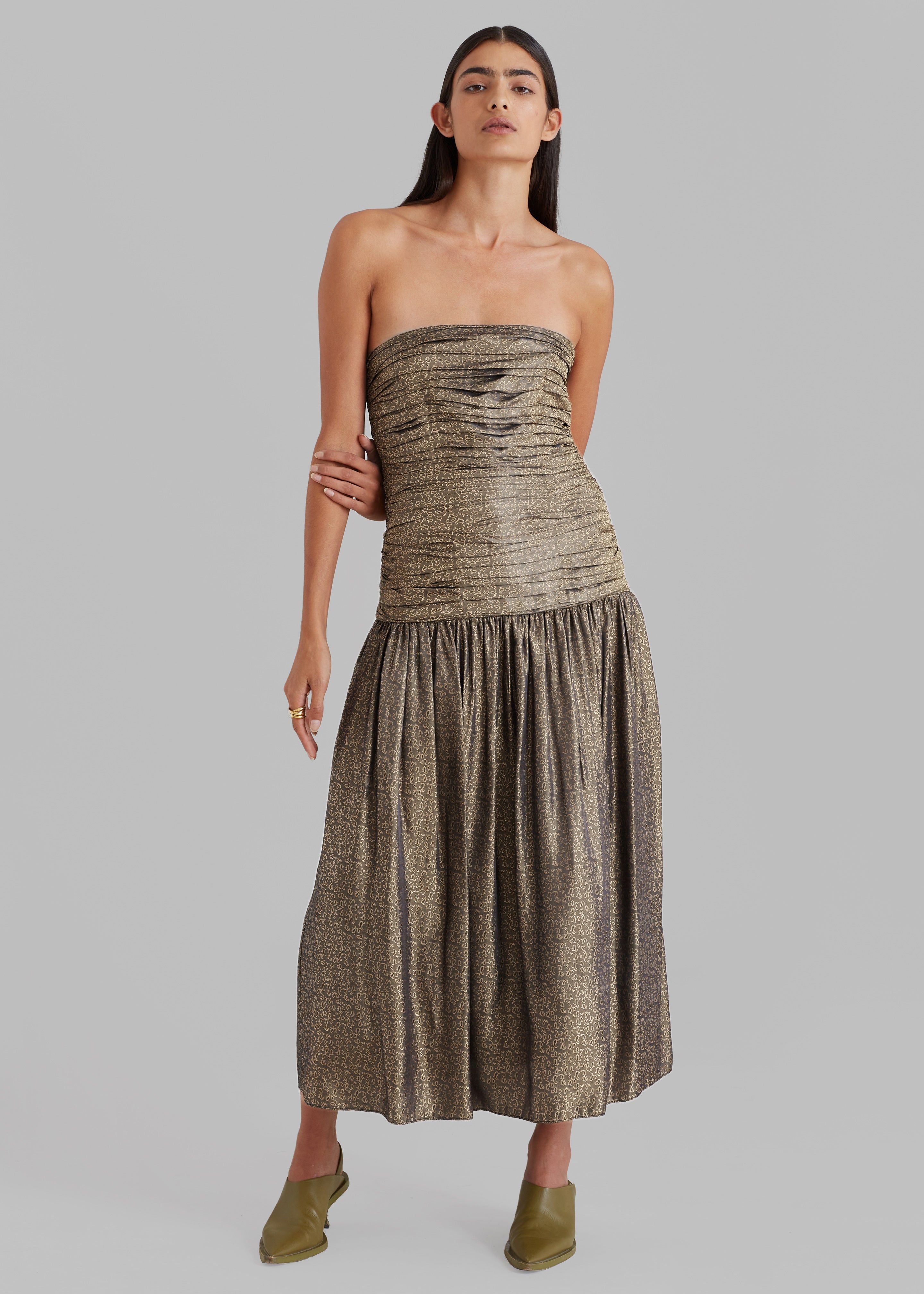 The Garment Lille Long Dress - Paisley Jacquard sold by Frankie Shop product image thumbnail 3