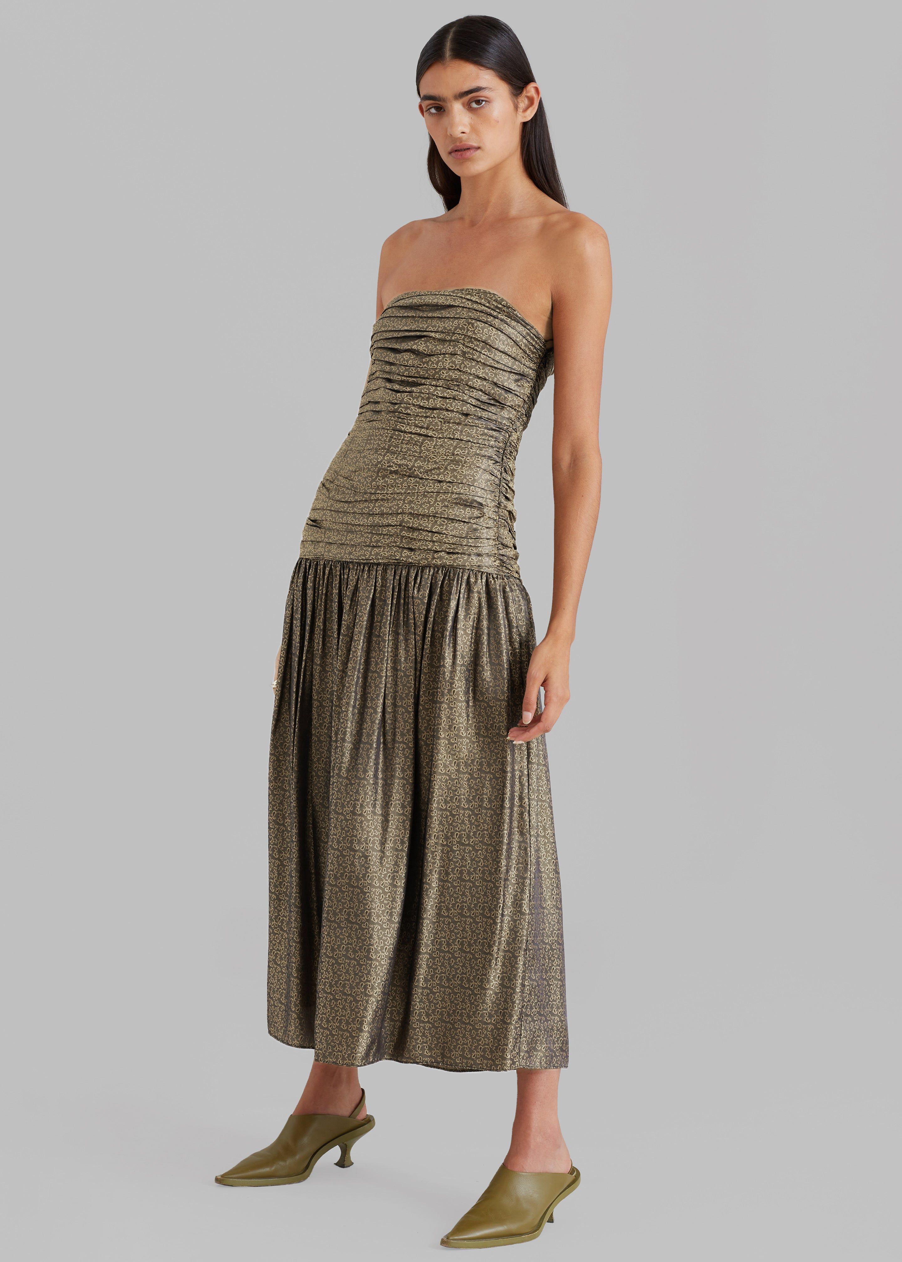 The Garment Lille Long Dress - Paisley Jacquard sold by Frankie Shop