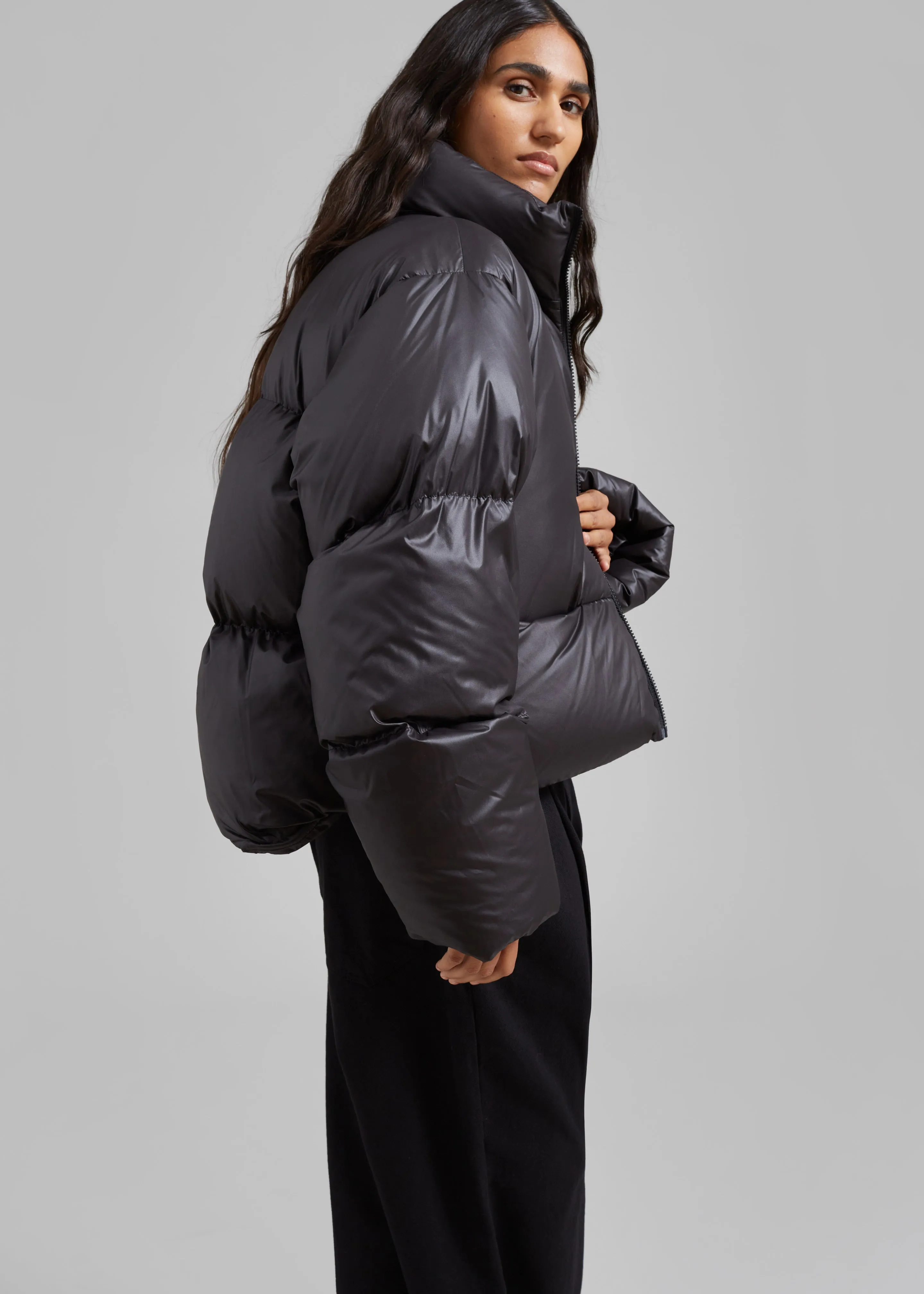 Low Classic Volume Puffer Jacket - Black sold by Frankie Shop product image thumbnail 5