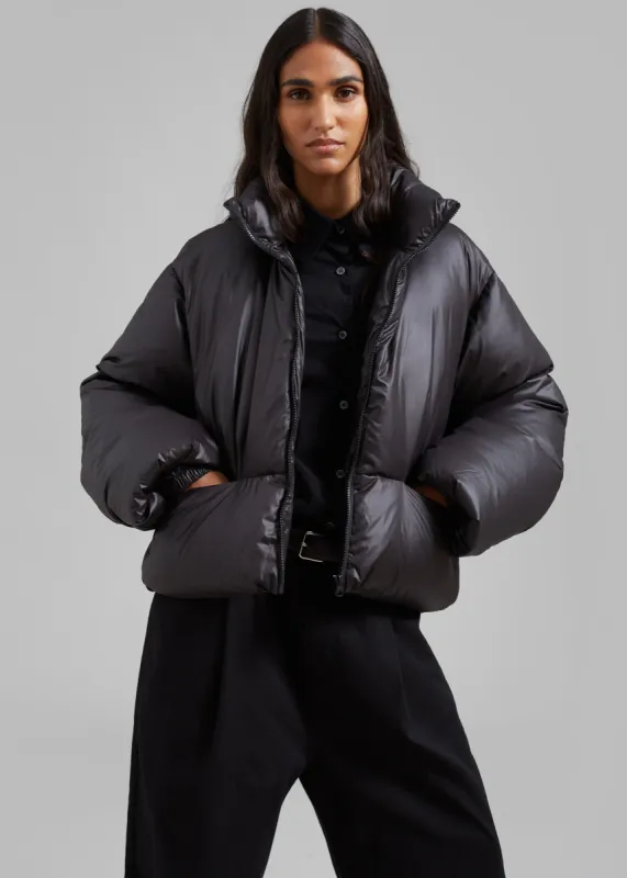 Low Classic Volume Puffer Jacket - Black sold by Frankie Shop