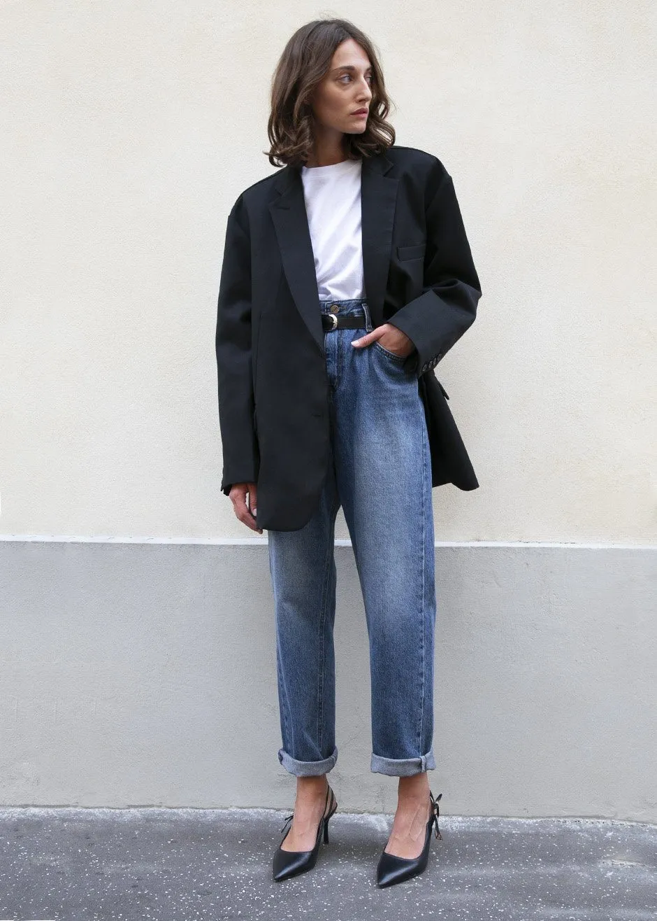 Frankie Oversized Boyfriend Blazer - Black sold by Frankie Shop product image thumbnail 2