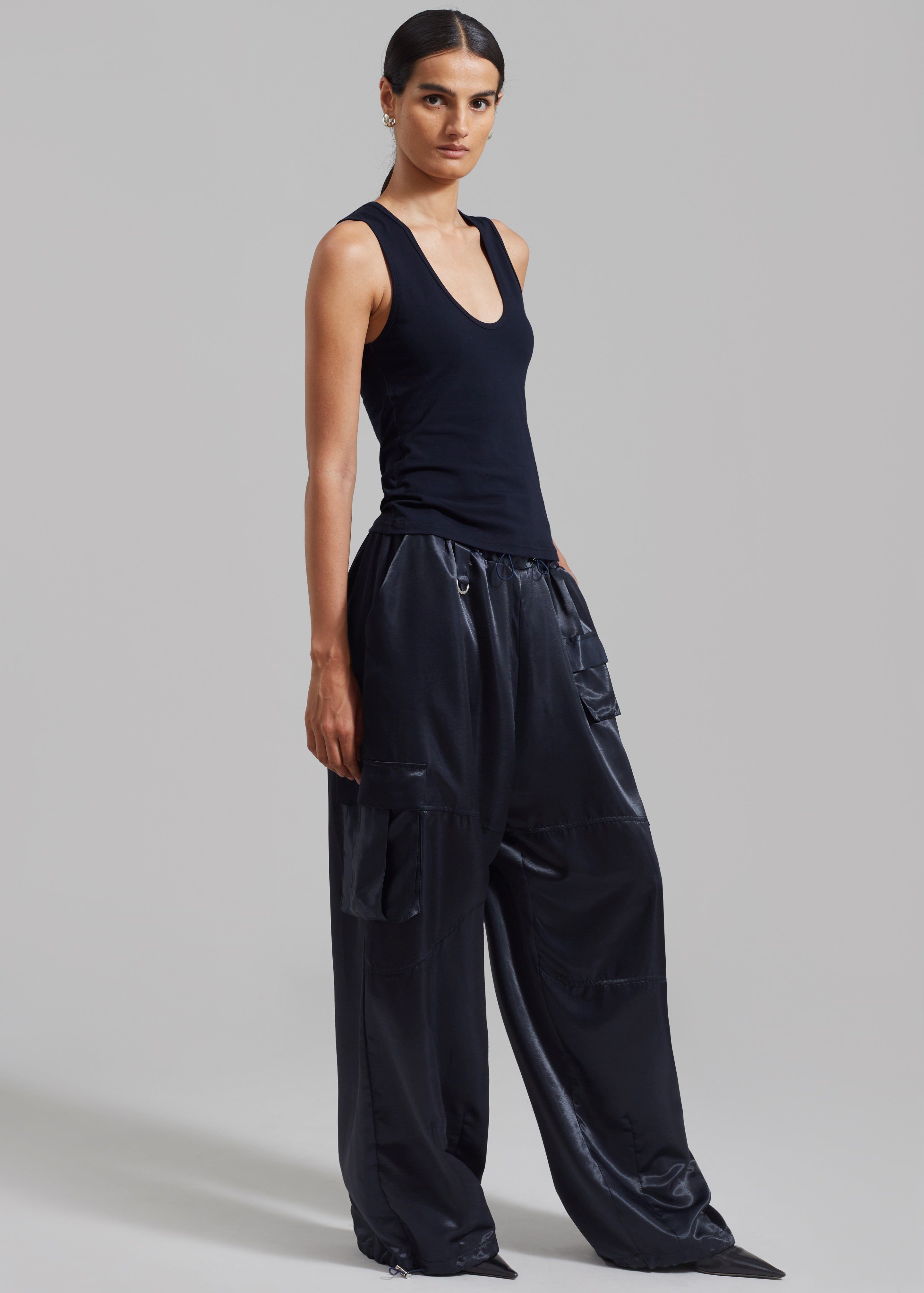 Matteau Deep U Tank - Navy sold by Frankie Shop product image thumbnail 2