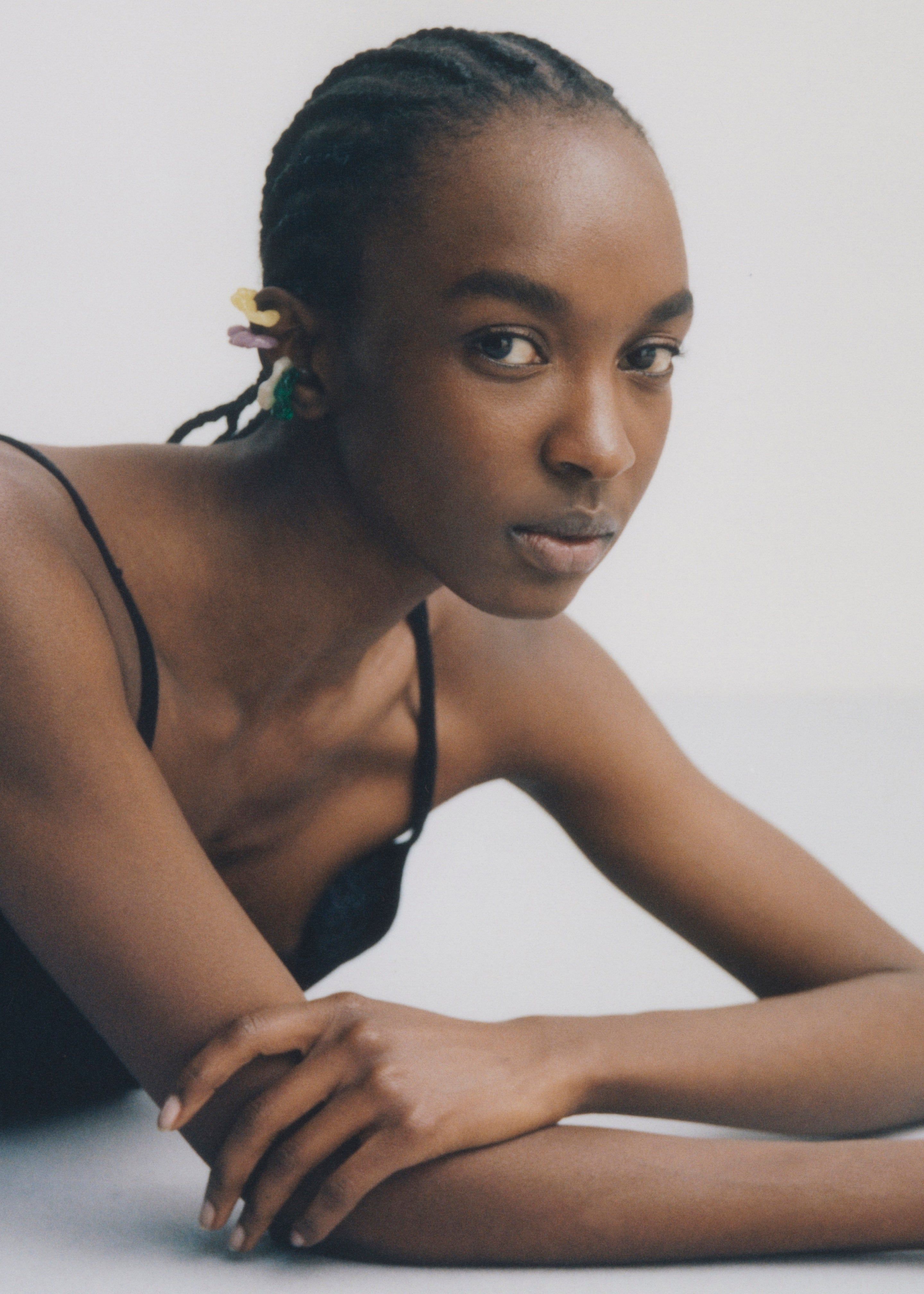 Completedworks Scrunch Bio-Resin Ear Cuff - Green sold by Frankie Shop product image thumbnail 3