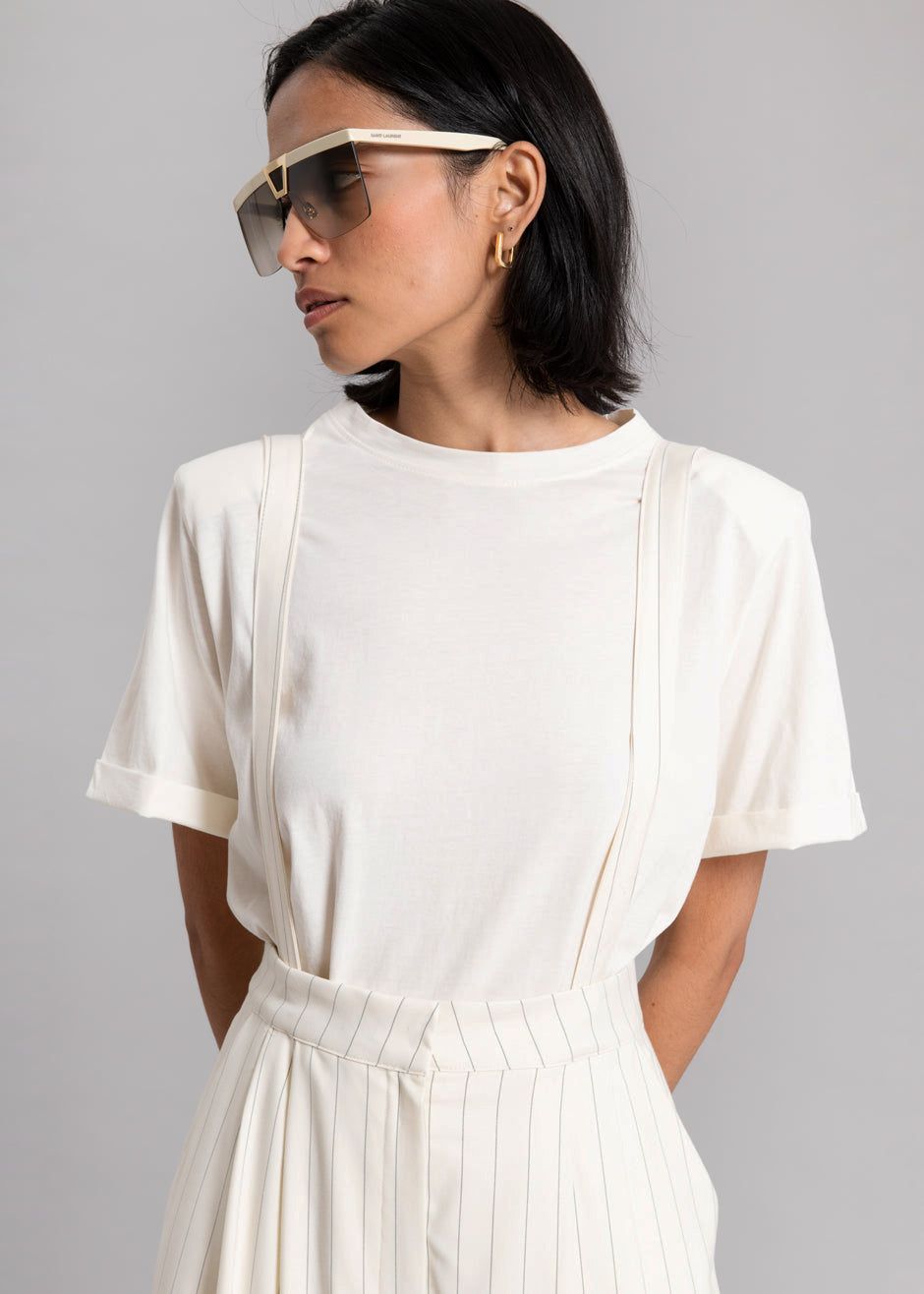 Nuno Thin Stripes Pants - Off White sold by Frankie Shop product image thumbnail 12