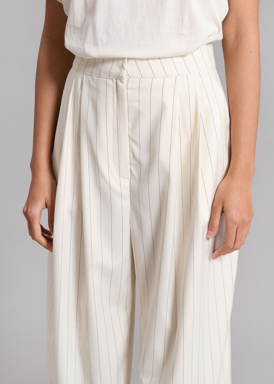 Nuno Thin Stripes Pants - Off White sold by Frankie Shop product image thumbnail 8