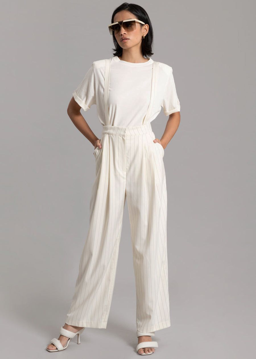 Nuno Thin Stripes Pants - Off White sold by Frankie Shop product image thumbnail 10
