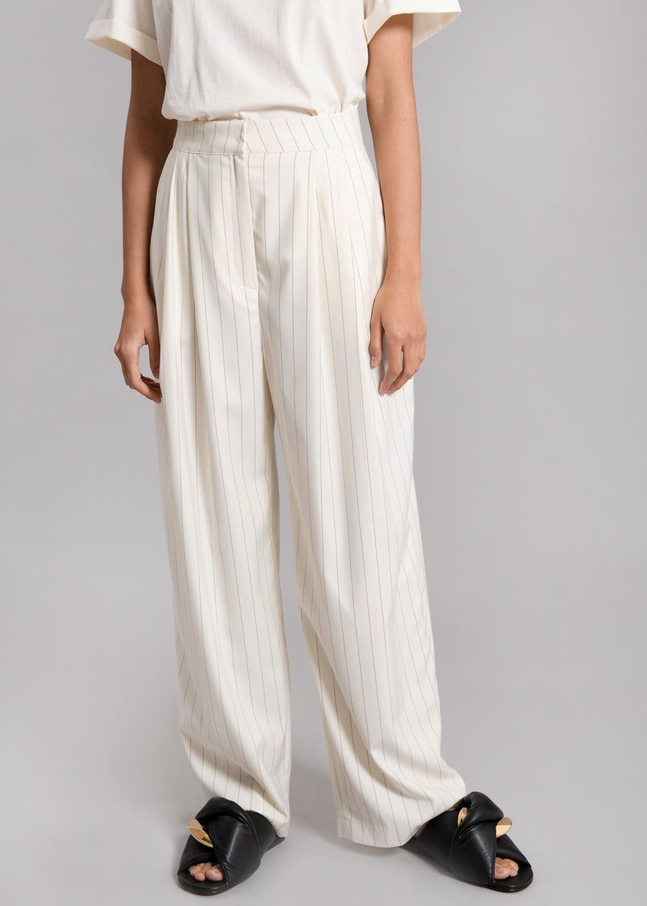 Nuno Thin Stripes Pants - Off White sold by Frankie Shop product image thumbnail 7