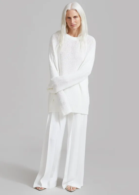 Ahine Sweater - White sold by Frankie Shop