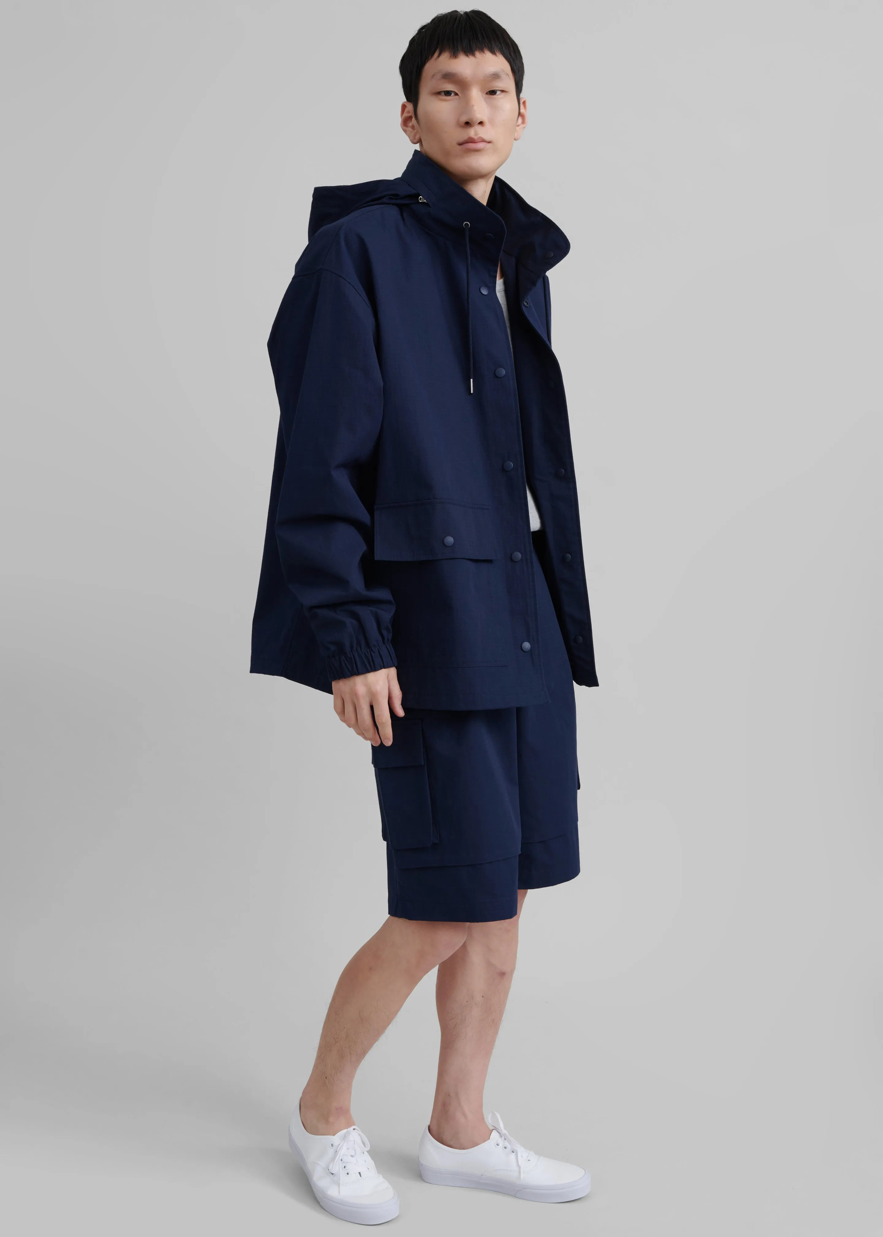 Edward Cargo Shorts - Navy sold by Frankie Shop product image thumbnail 5