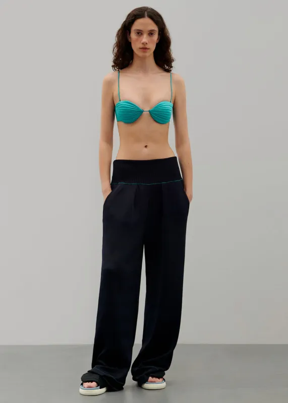 Bevza Seashell Bustier - Emerald made by Frankie Shop
