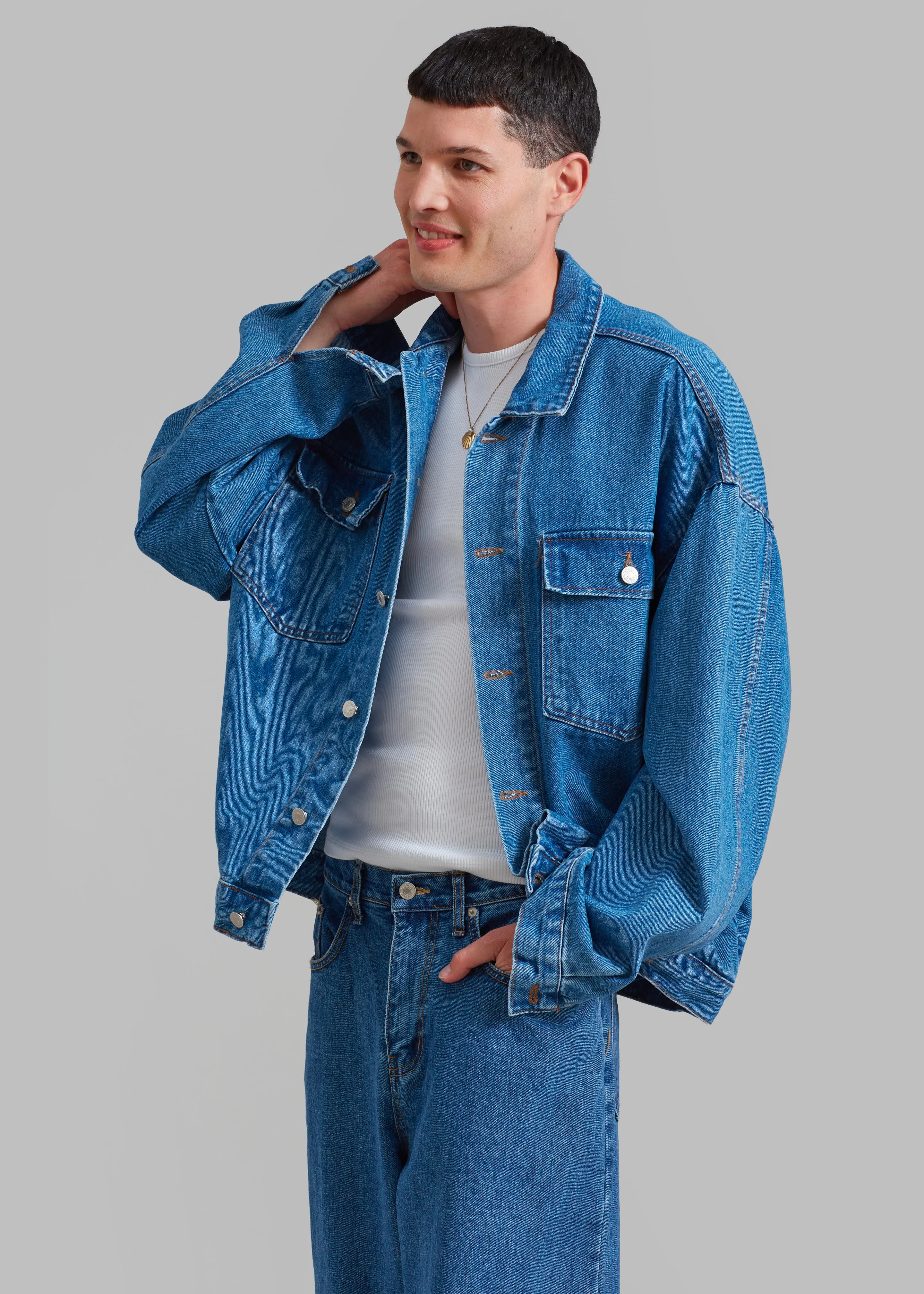 【送料&関税込】Moorer Petunia Padded Denim Jacket Moorer Petunia Denim Jacket | Blue | FARFETCH